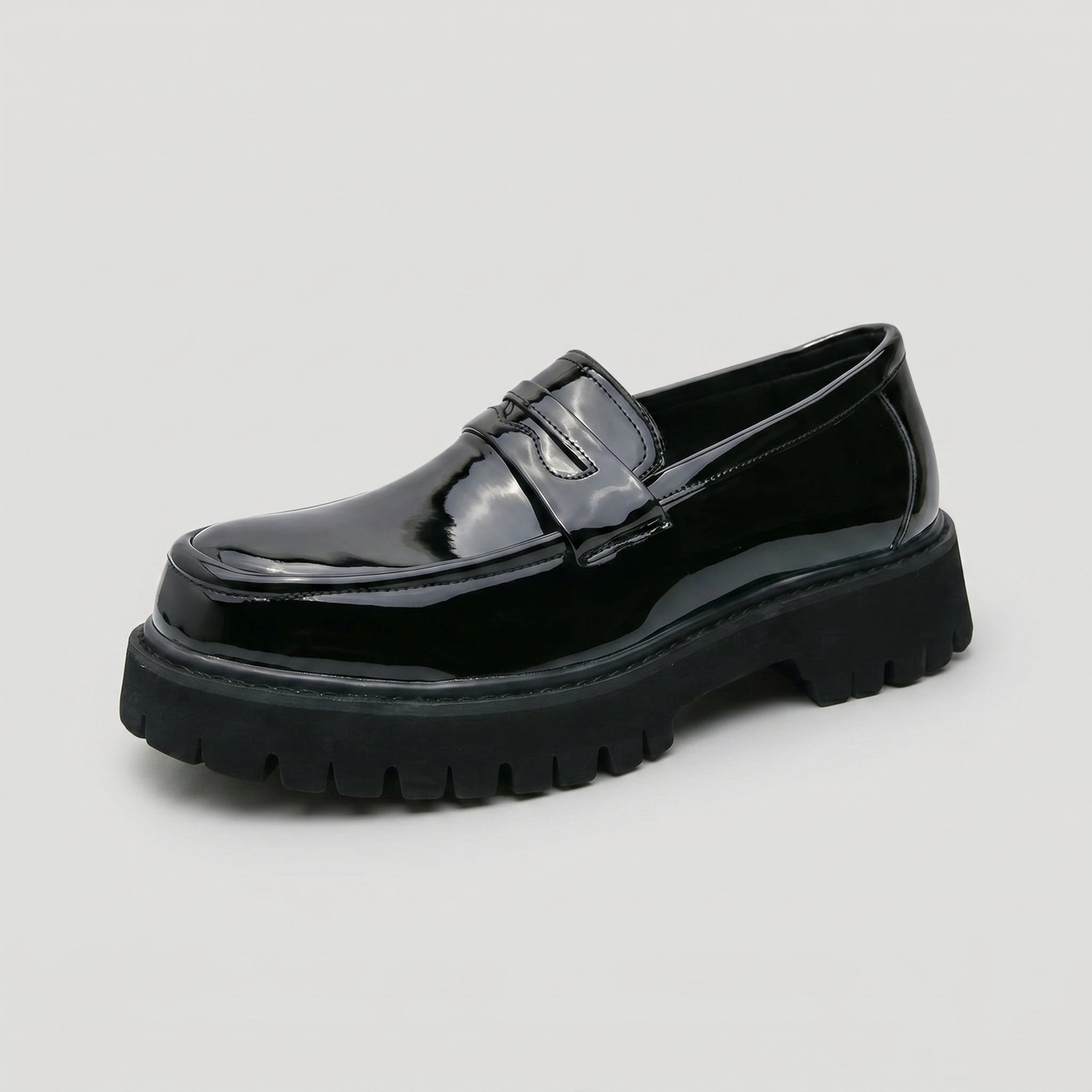 Richard - Men's Chunky Sole Penny Loafers