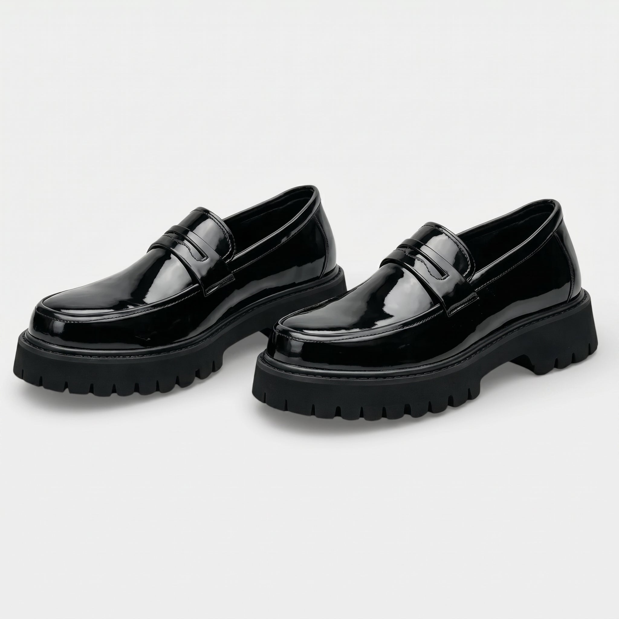 Richard - Men's Chunky Sole Penny Loafers