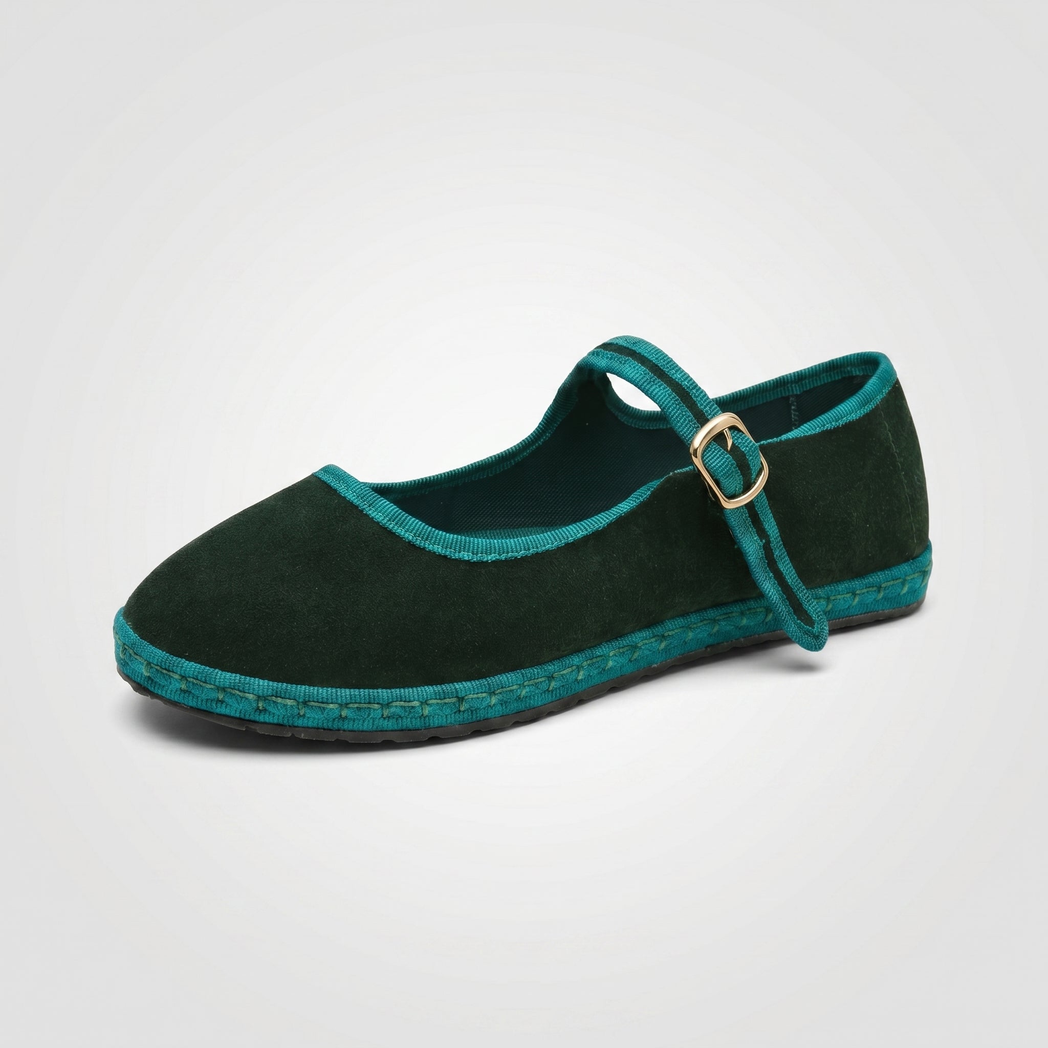 Alice - Women's Mary Jane Ballet Flats with Buckle Strap