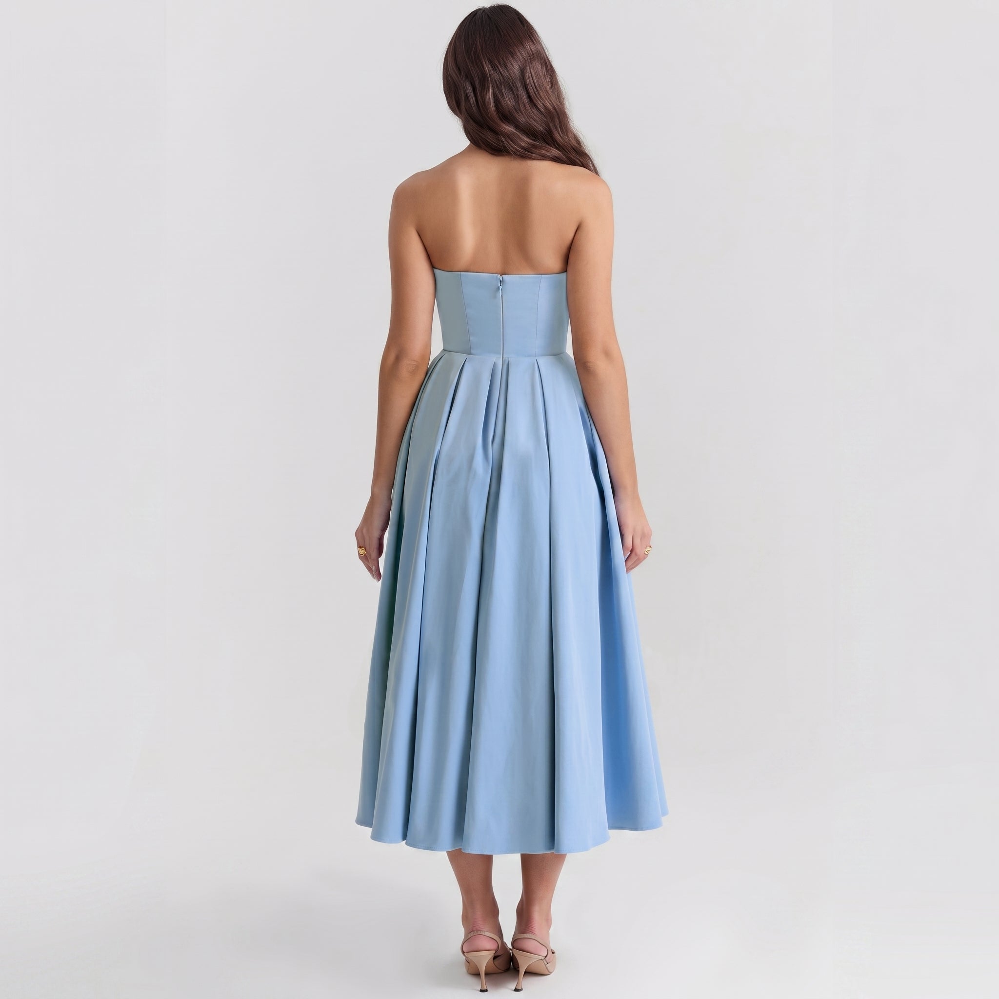 Grace - Women's Summer Strapless Corset Maxi Dress