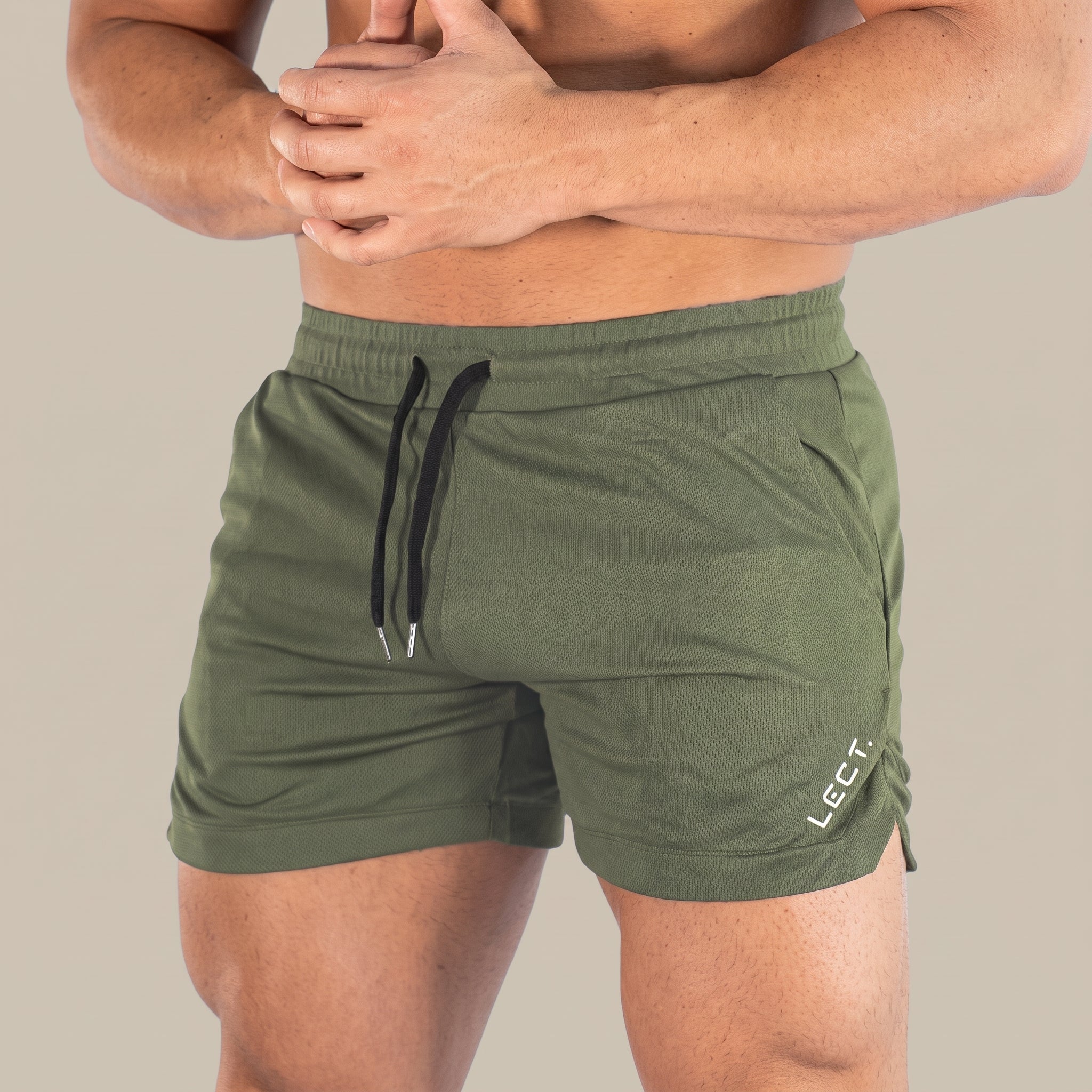 Charlie - Men's Relaxed Fit Drawstring Waist Gym Shorts