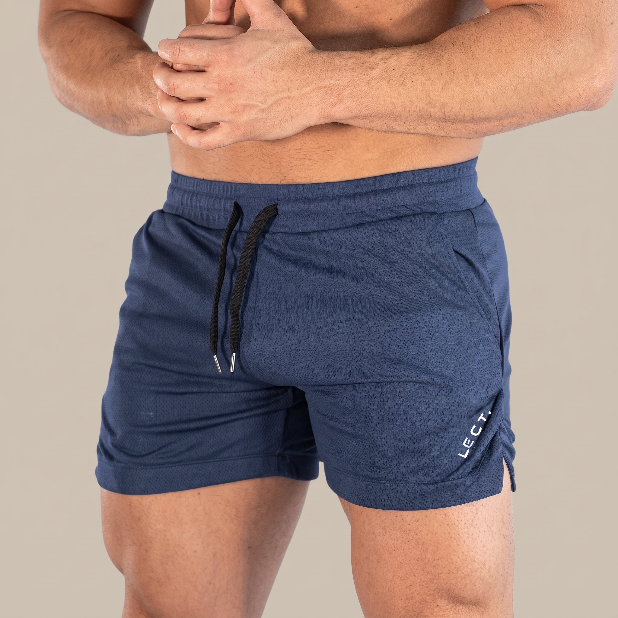 Charlie - Men's Relaxed Fit Drawstring Waist Gym Shorts