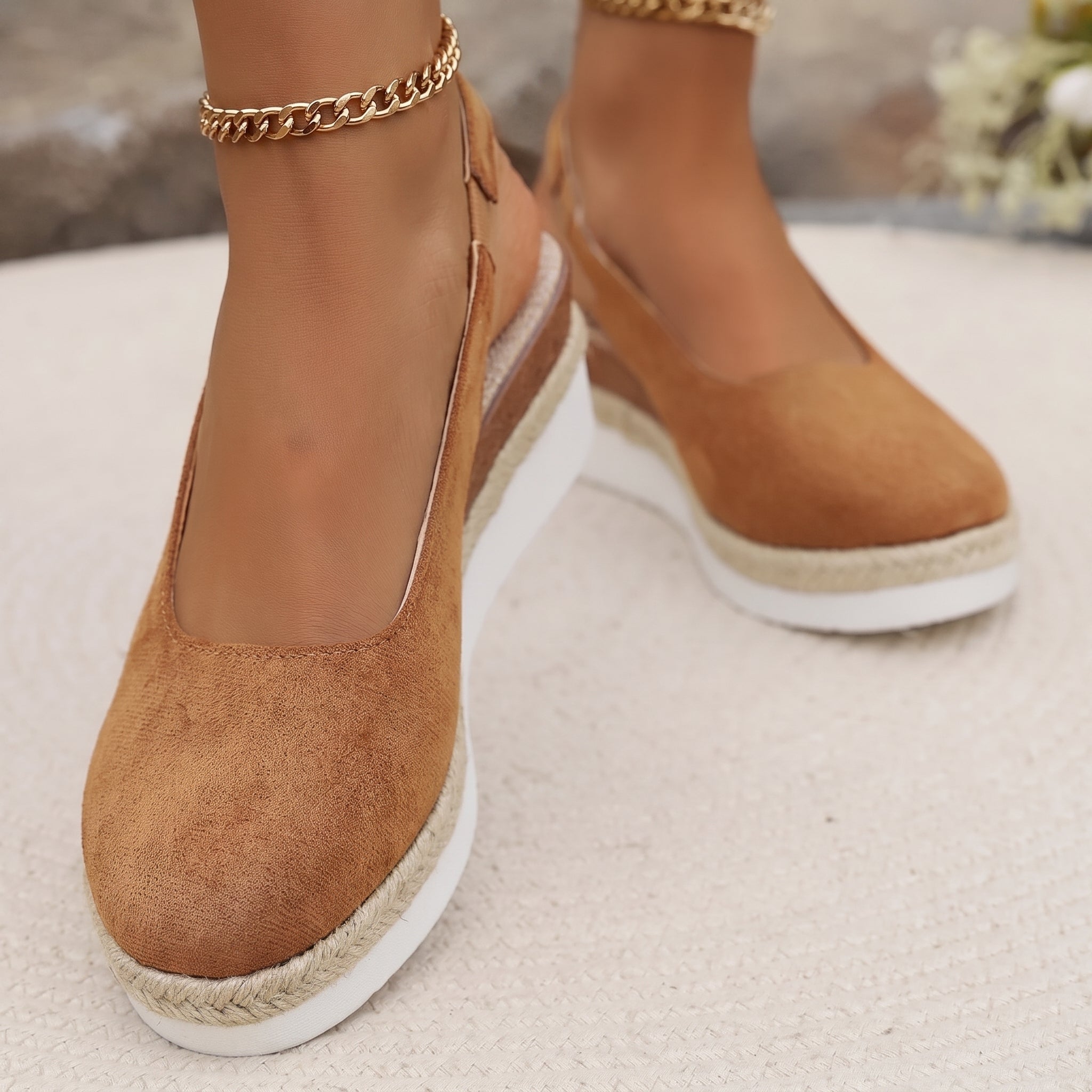 Ludmila – Women's Orthopaedic Slip-On Wedge Pumps