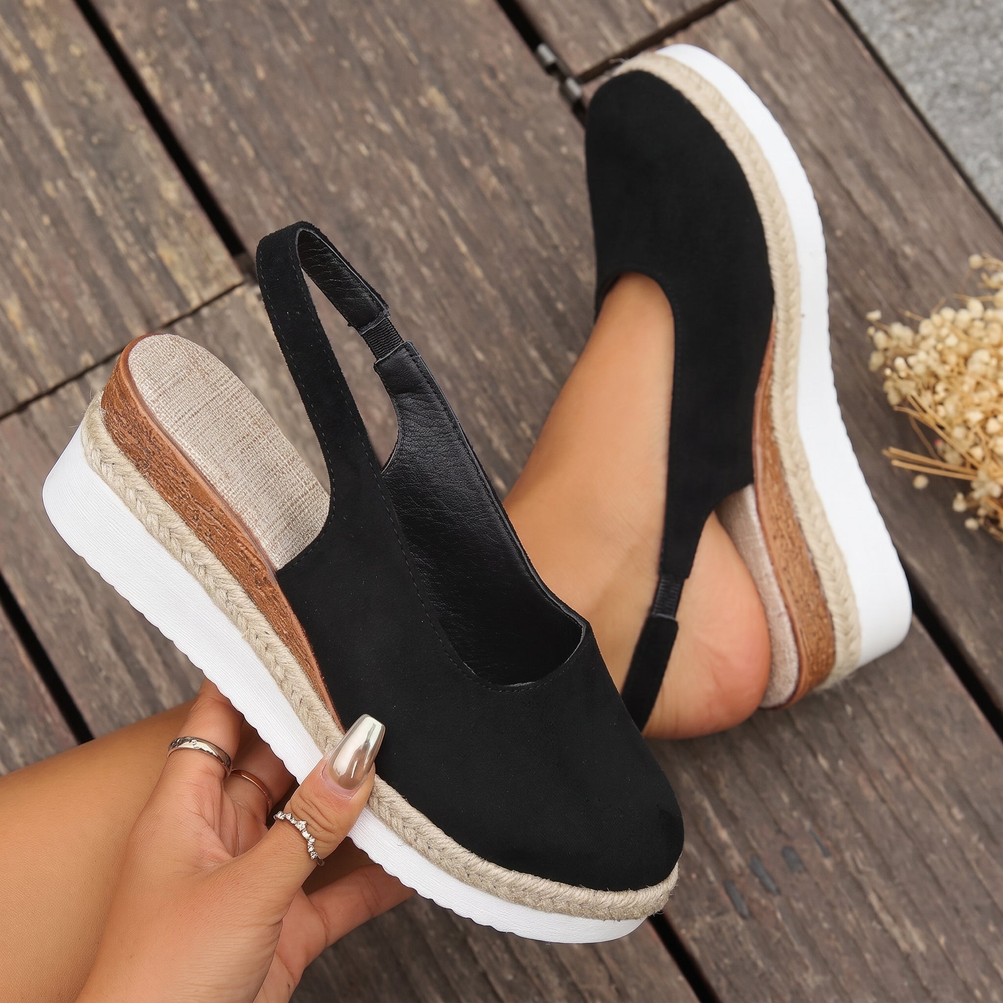 Ludmila – Women's Orthopaedic Slip-On Wedge Pumps