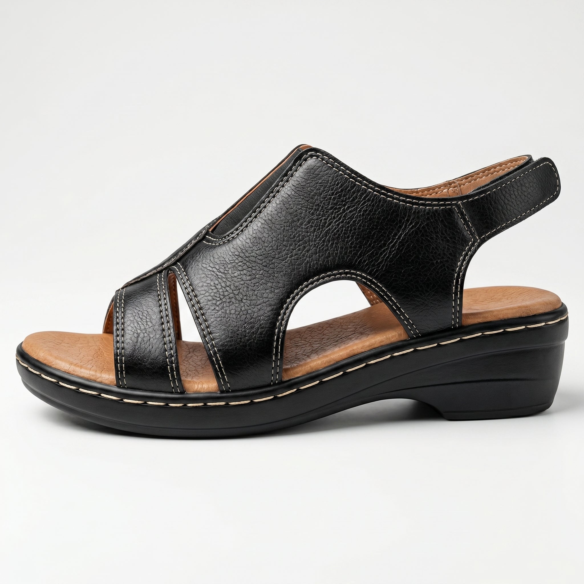 Louise - Women's Orthopaedic Cut-Out Wedge Sandals
