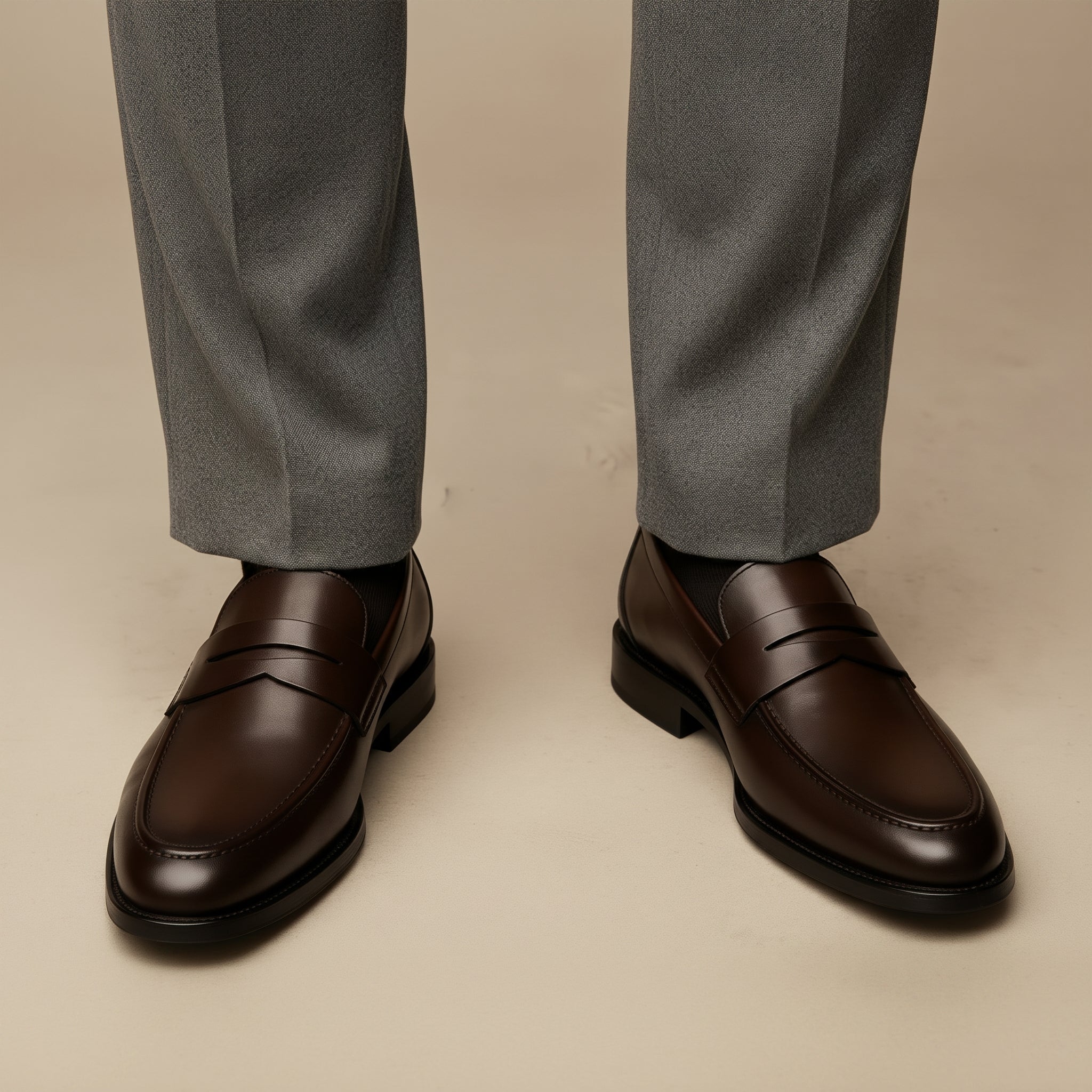 Lukas - Men's Formal Penny Wedding Shoes