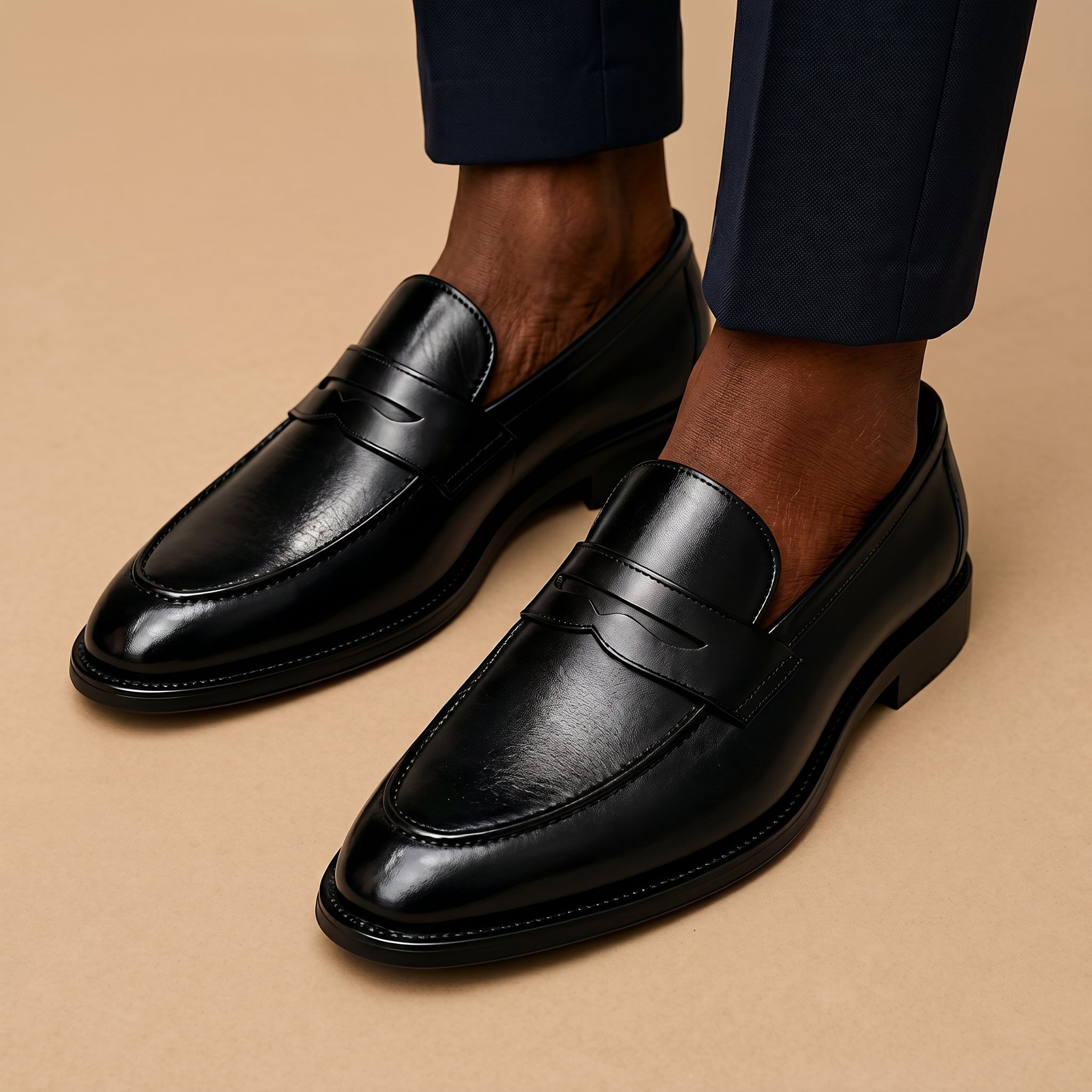 Lukas - Men's Formal Penny Wedding Shoes