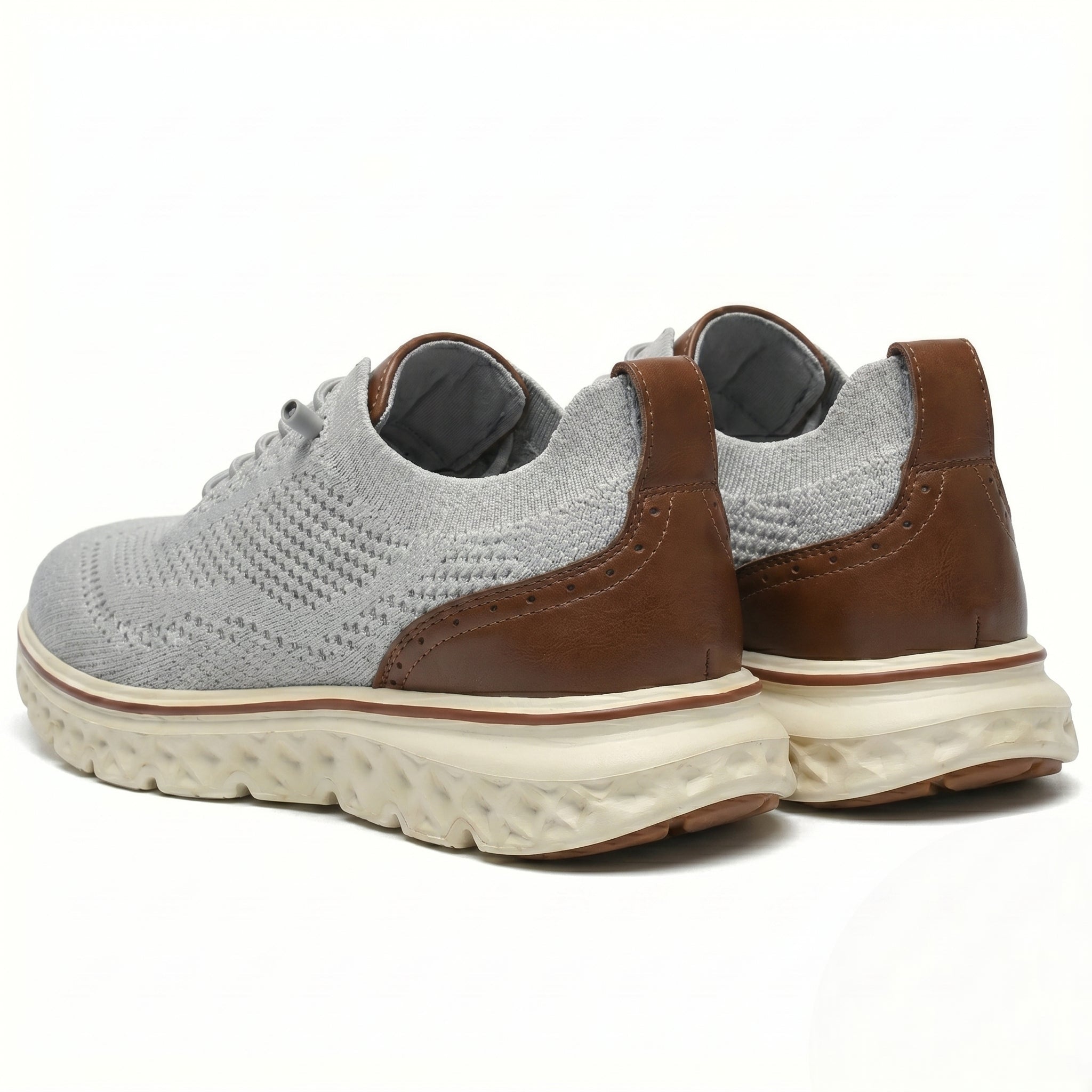 Alexander - Men's Orthopaedic Breathable Trainers - Trainers - Grey - Taylor & Bennett