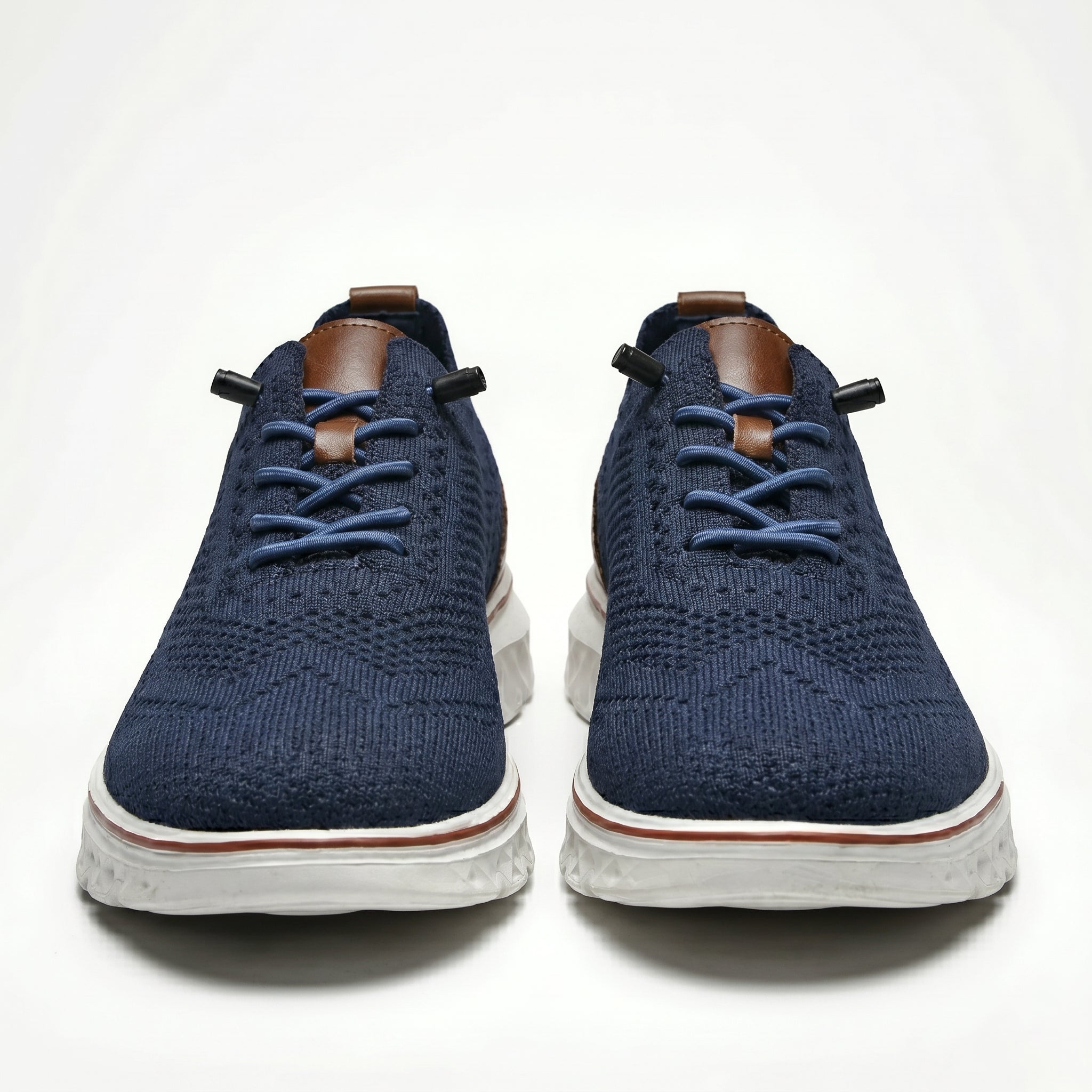 Alexander - Men's Orthopaedic Breathable Trainers - Trainers - Blue - Taylor & Bennett