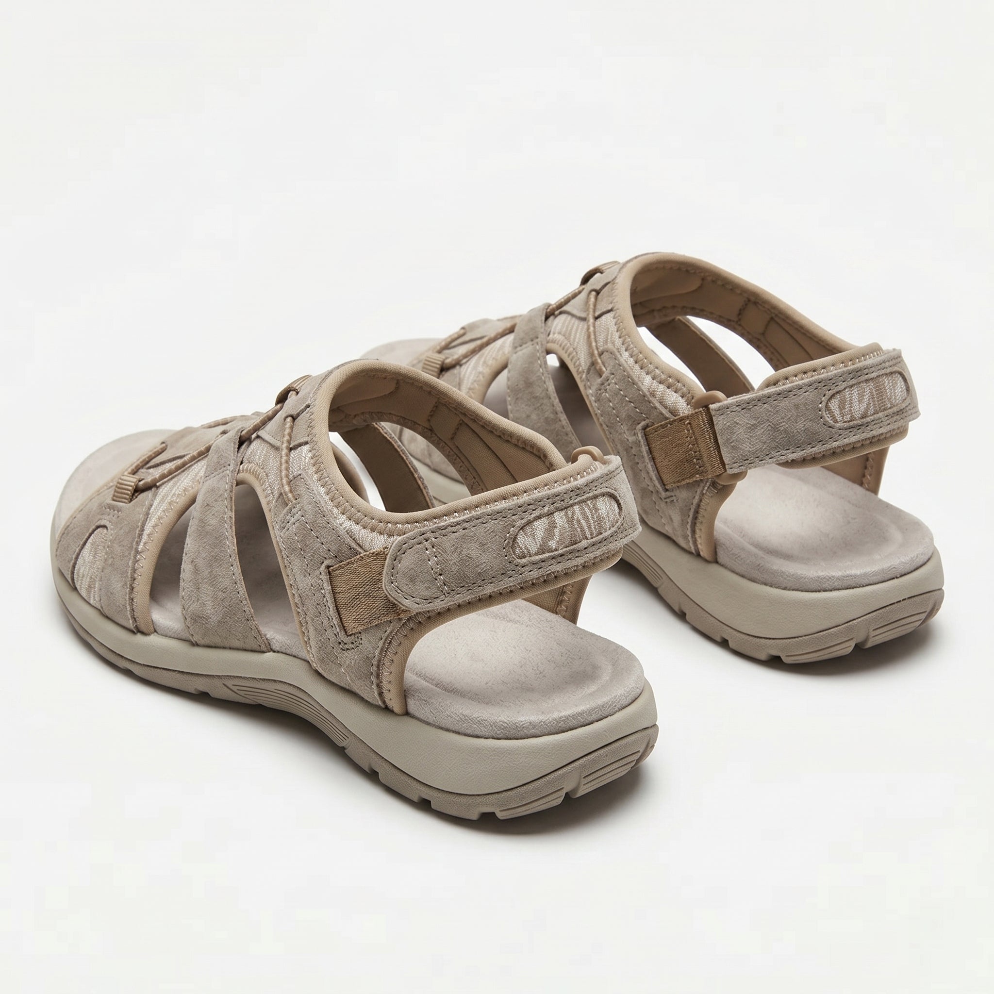 Alice - Women's Orthopaedic Sandals - Sandals - Khaki - Taylor & Bennett