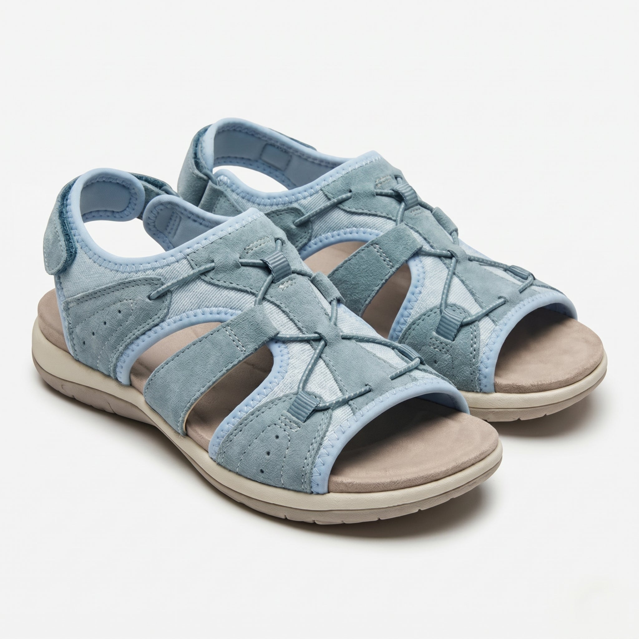 Alice - Women's Orthopaedic Sandals - Sandals - Blue - Taylor & Bennett