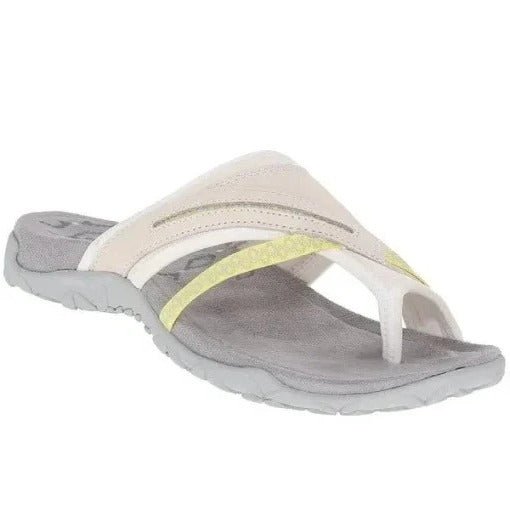 Alice - Women's Orthopaedic Toe Post Sandals - Sandal - White - Taylor & Bennett