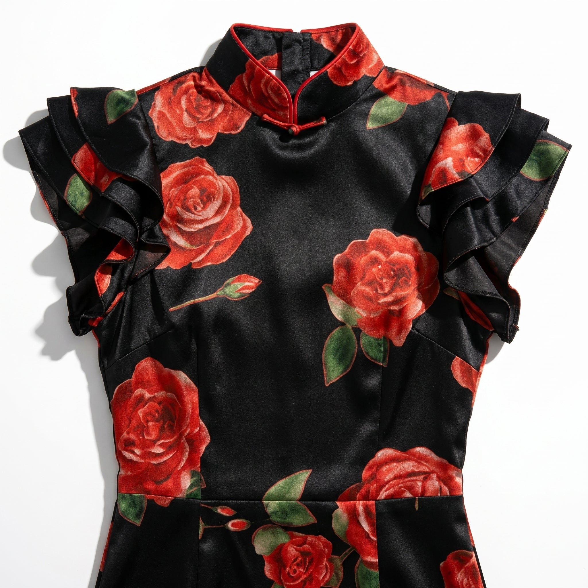 Amelia - Women's Floral Maxi Dress - Dresses - Black - Taylor & Bennett