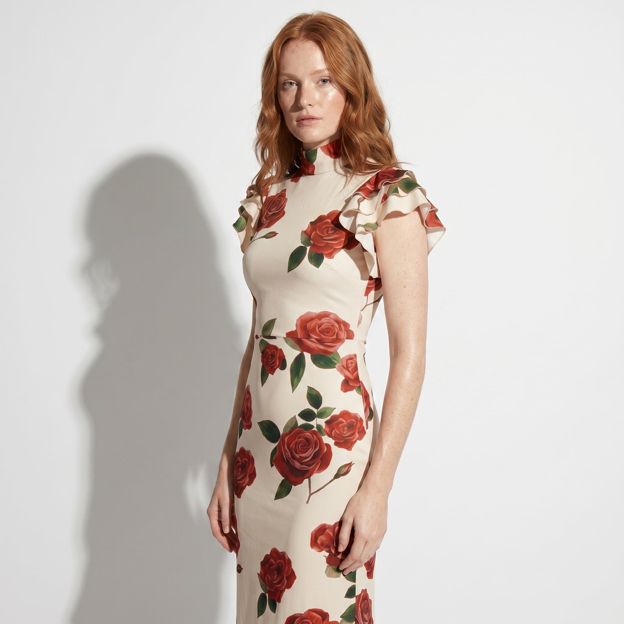 Amelia - Women's Floral Maxi Dress - Dresses - White - Taylor & Bennett