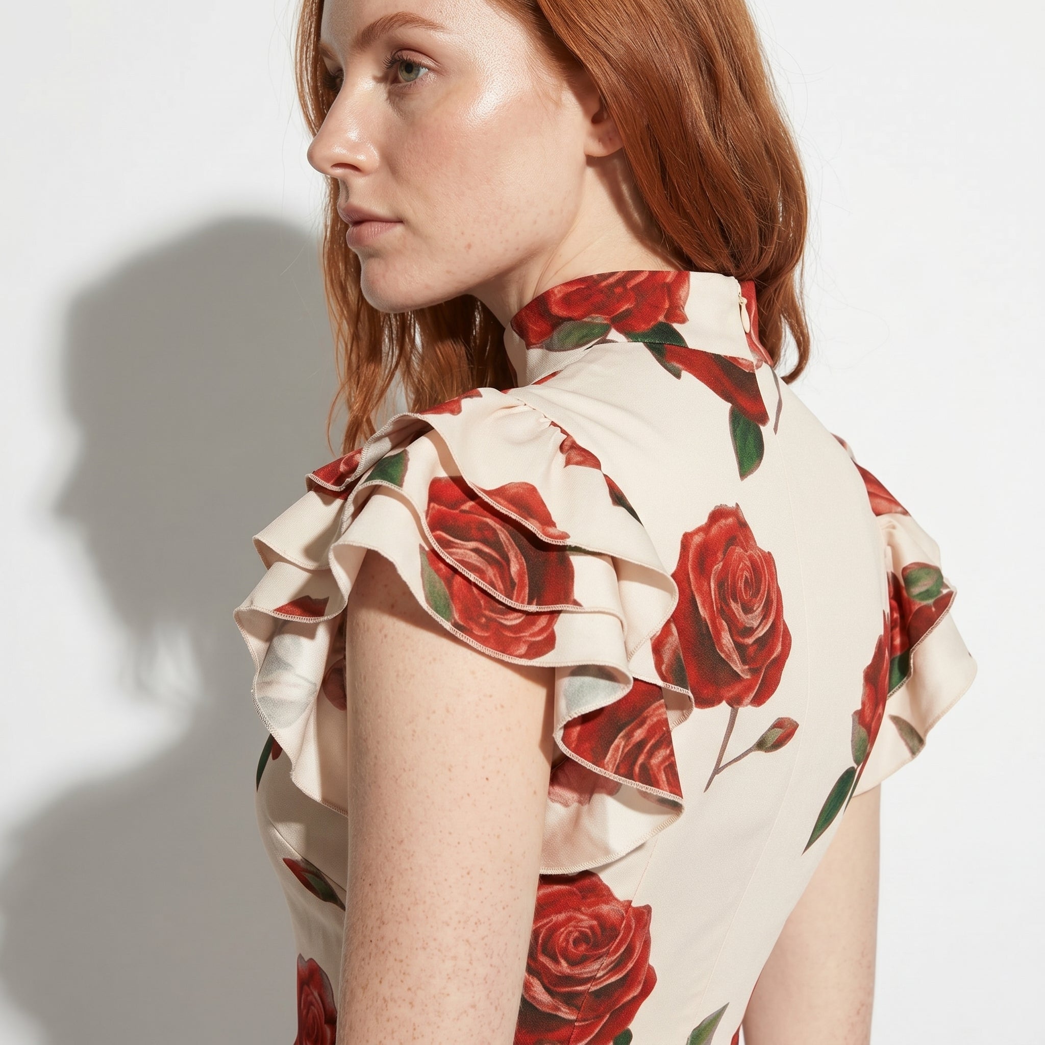 Amelia - Women's Floral Maxi Dress - Dresses - White - Taylor & Bennett