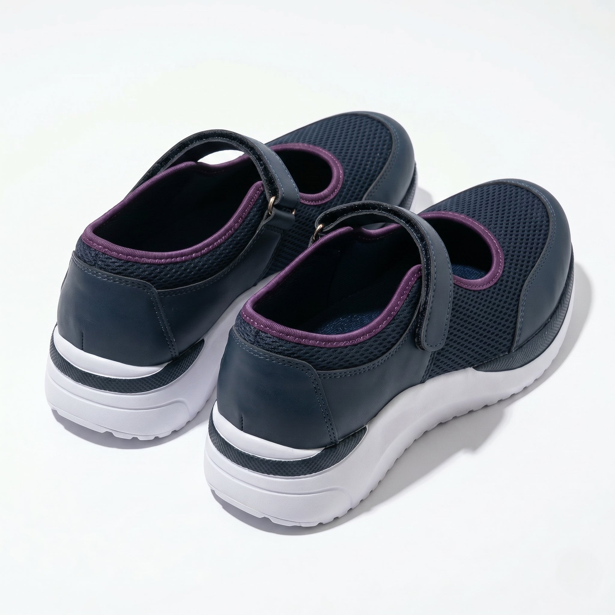 Amelia - Women's Orthopaedic Trainers - Trainers - Blue - Taylor & Bennett