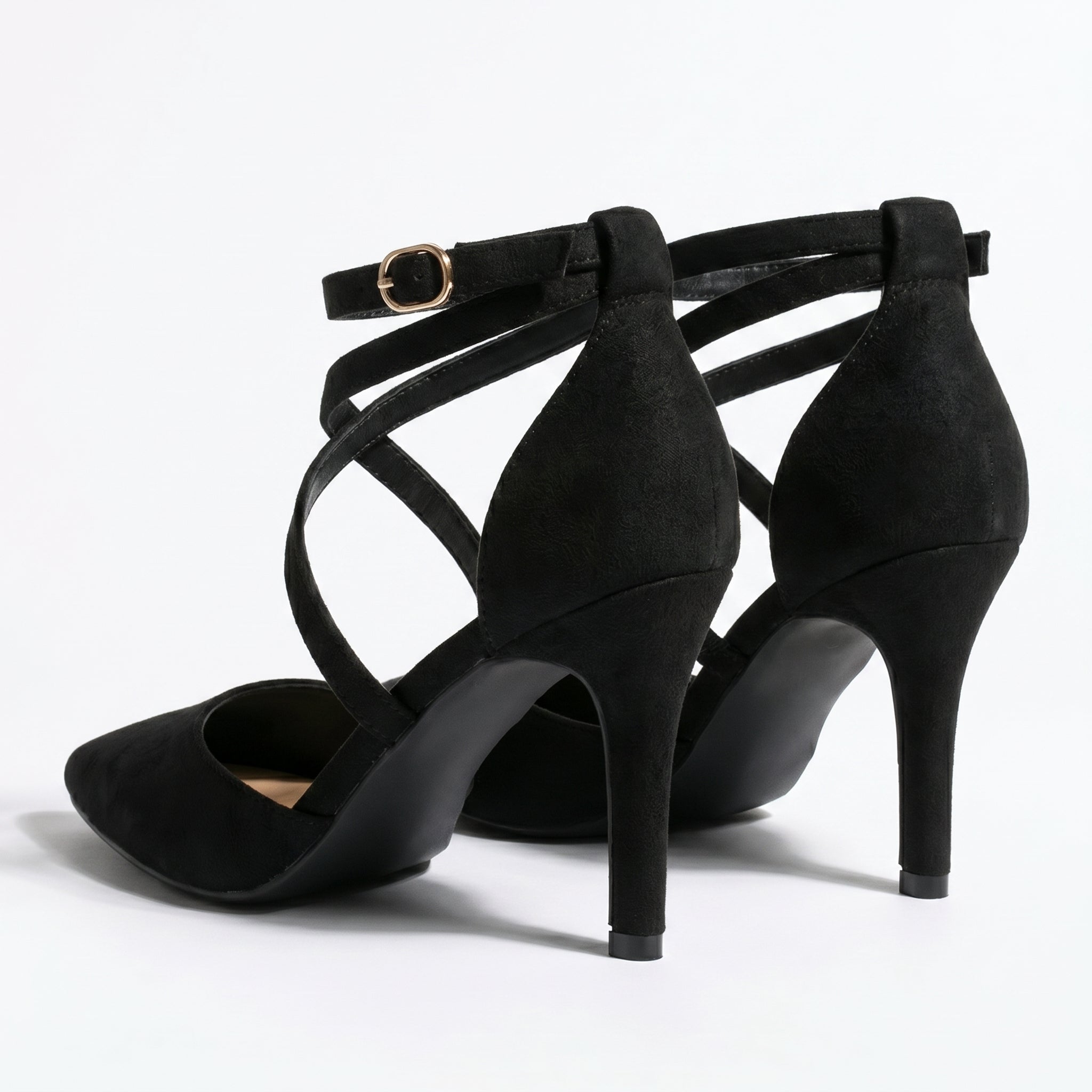 Amelia - Women's Pointed Toe Pumps - Sandal - Black - Taylor & Bennett