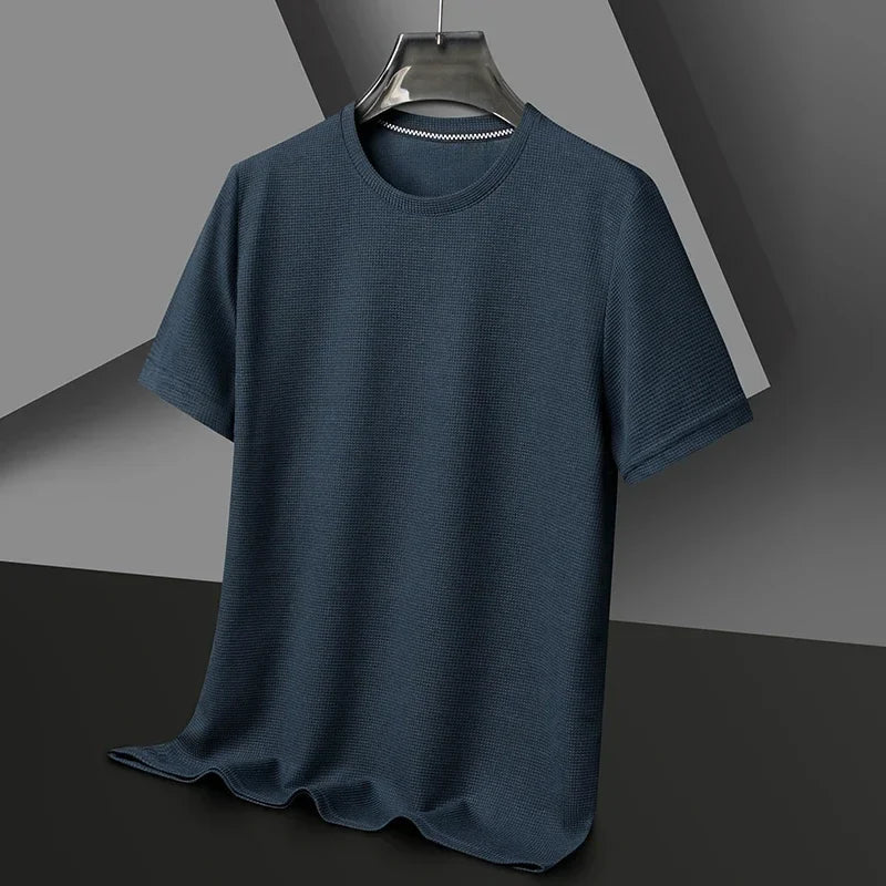 Arthur - Men's Relaxed Fit Crew Neck T-Shirt - T-Shirt - Navy - Taylor & Bennett