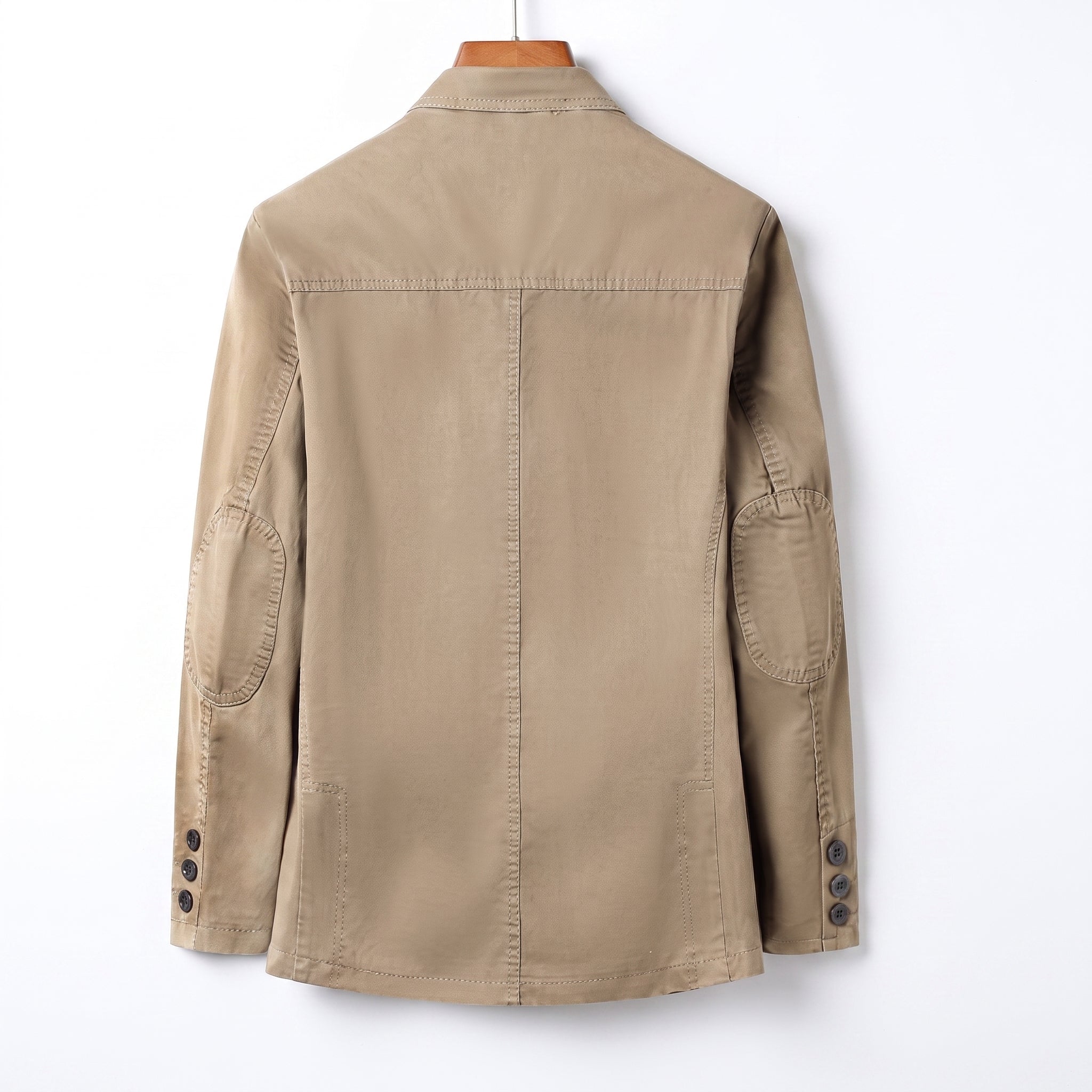 Arthur - Men's Relaxed Fit Single-Breasted Notch Lapel Casual Blazer - Blazers - Light Brown - Taylor & Bennett
