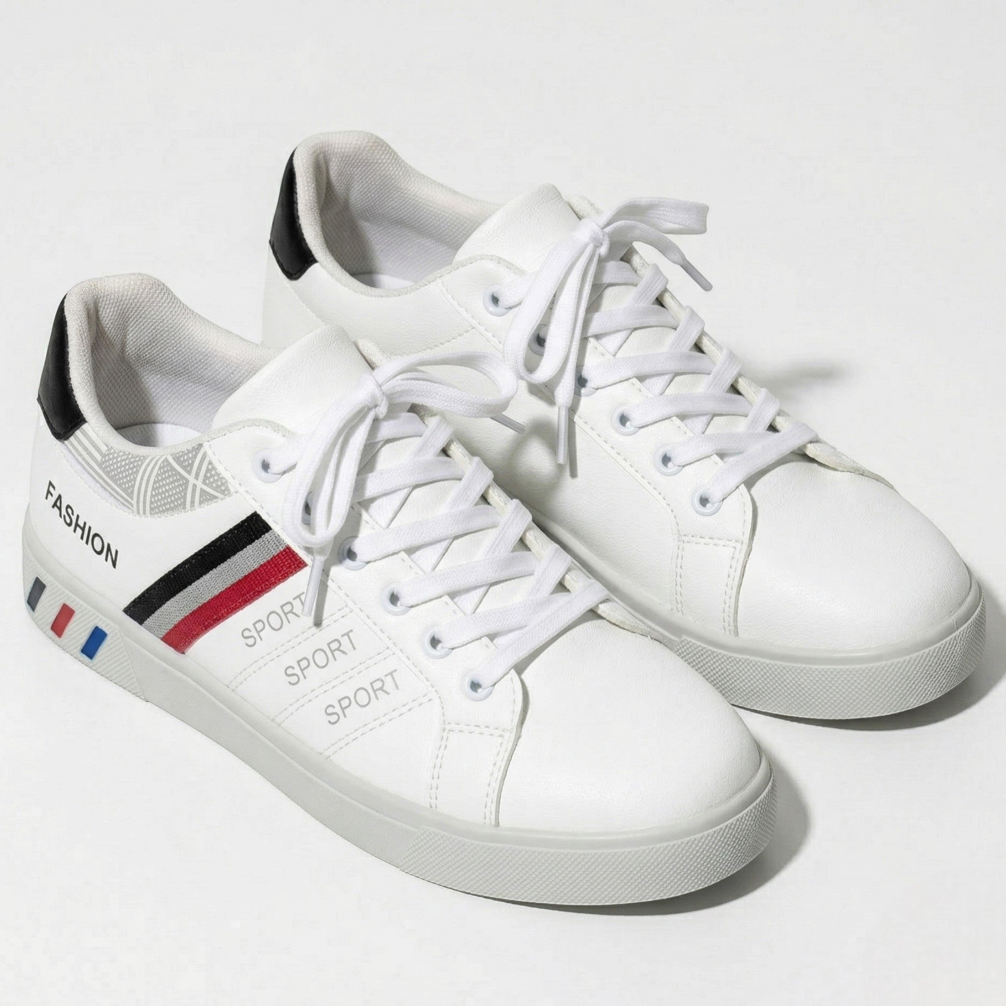 Arthur - Men's White Casual Trainers - Trainers - White - Taylor & Bennett