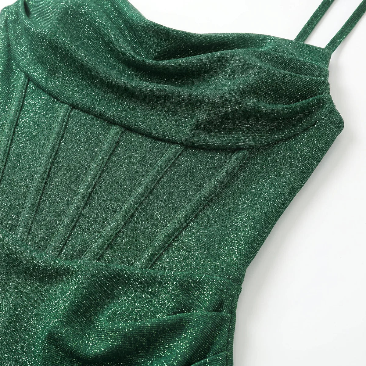 Ava - Women's Elegant Party Sequin Maxi Dress - Maxi Dress - Green - Taylor & Bennett