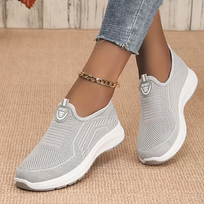 Alice - Women's Breathable Orthopaedic Slip-On Trainers
