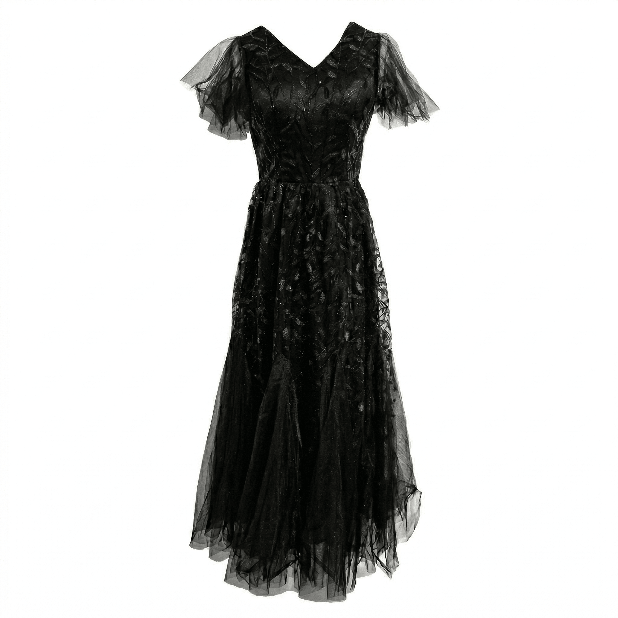 Beatrice - Women's Party Sequin Maxi Dress - Maxi Dresses - Black - Taylor & Bennett