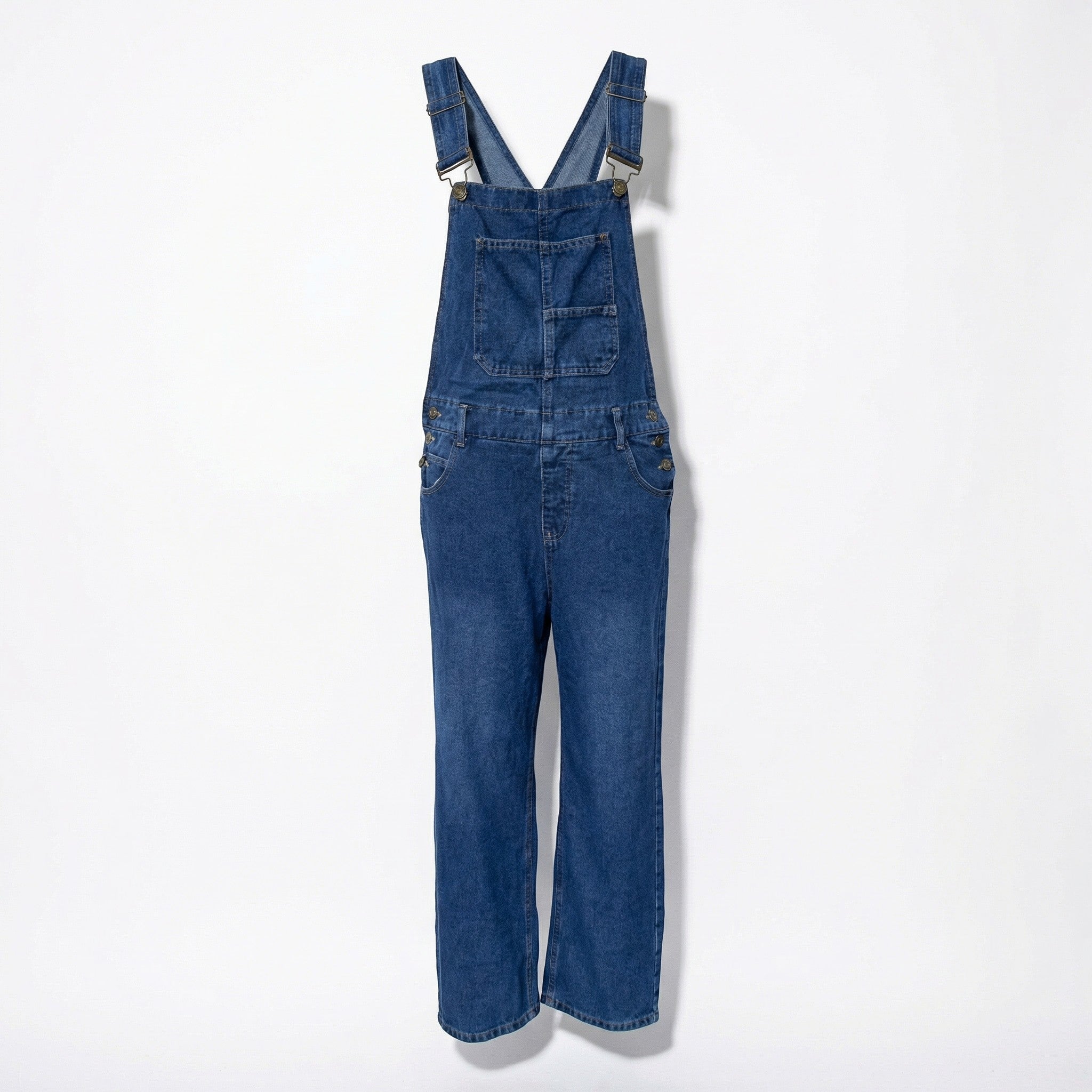 Billie - Women's Denim Dungarees - Denim - Dark Blue - Taylor & Bennett