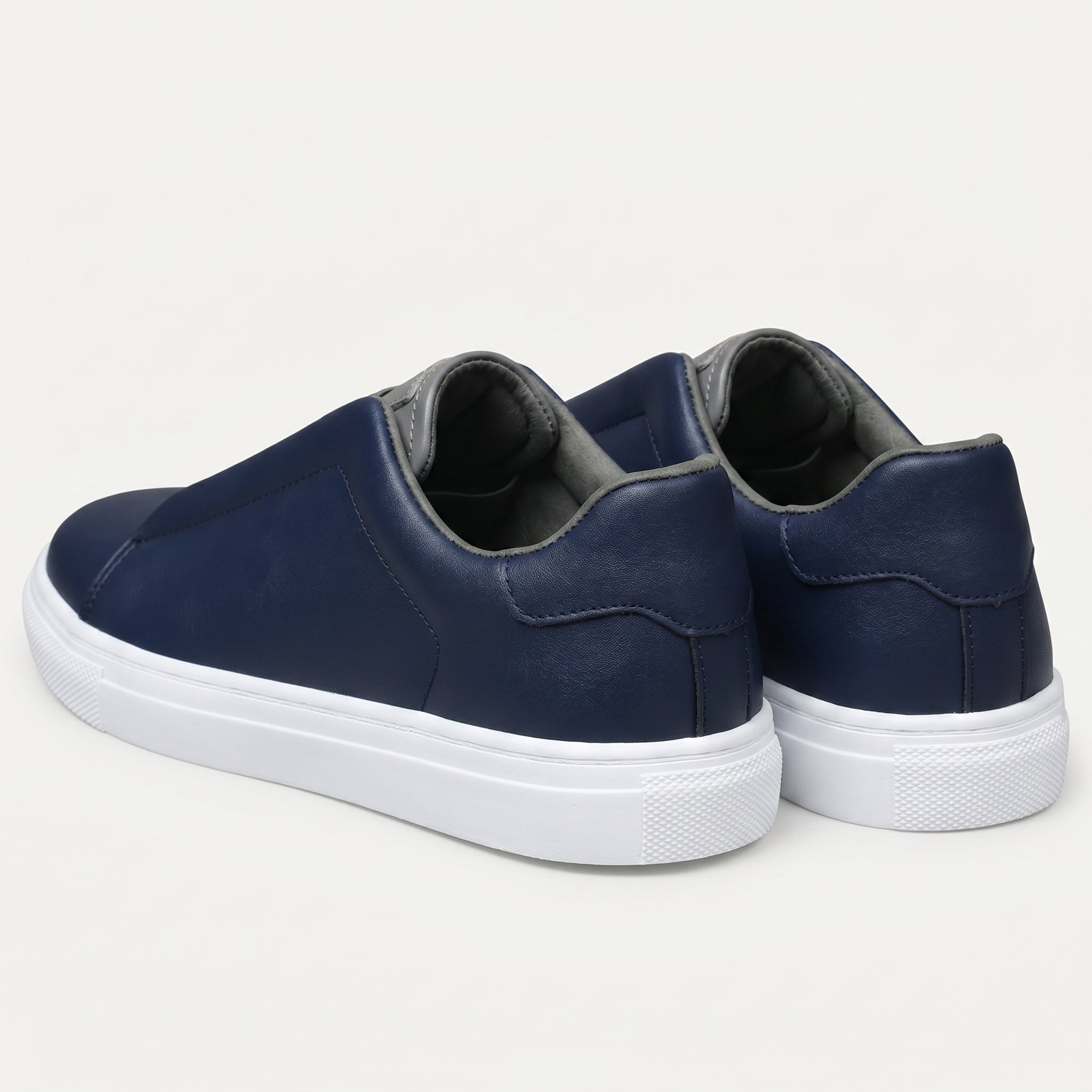 Charlie - Men's Comfortable Slip - on Trainers - Trainers - Navy Blue - Taylor & Bennett