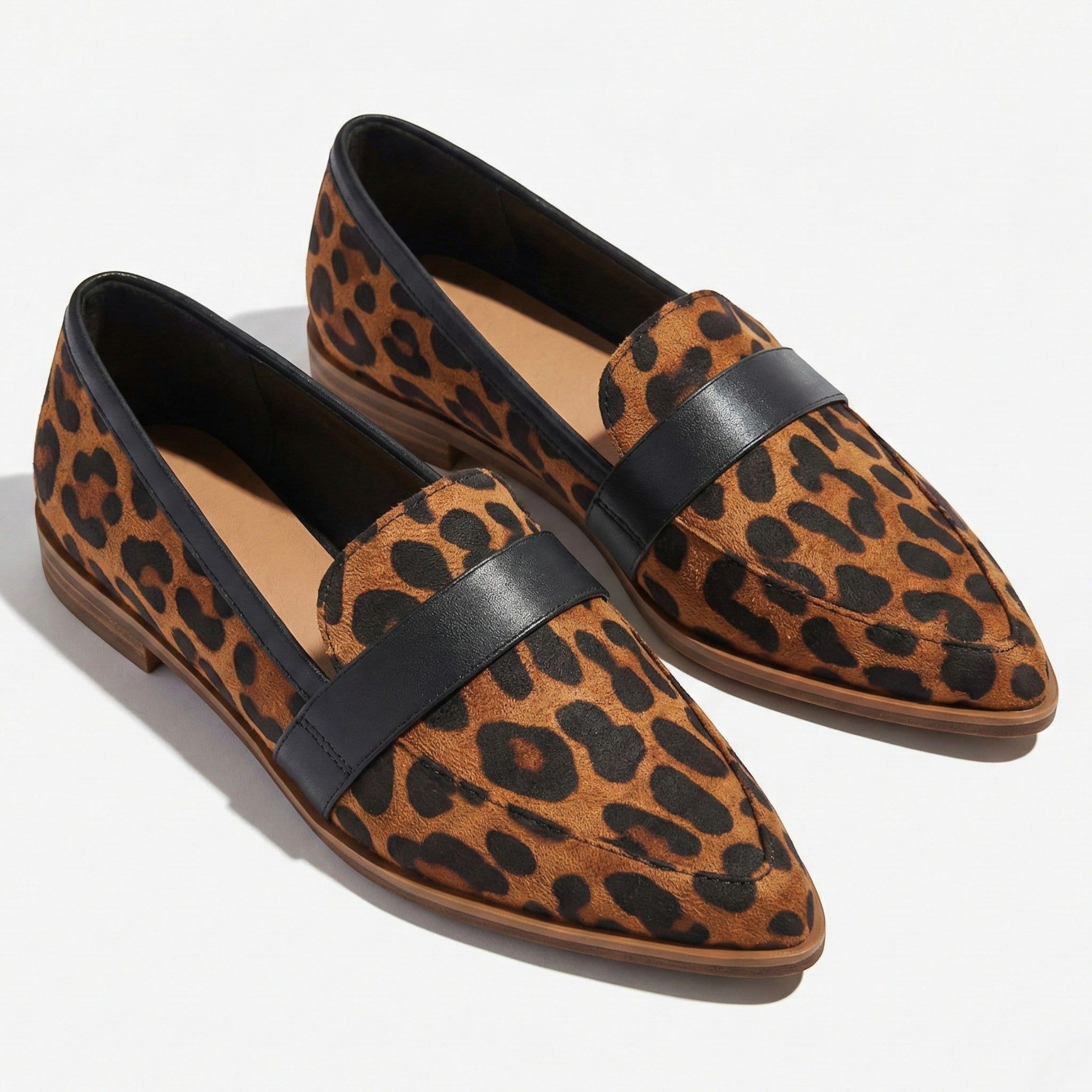 Charlotte - Women's Slip - on Loafers with Contoured Insole - Loafers - Orange - Taylor & Bennett