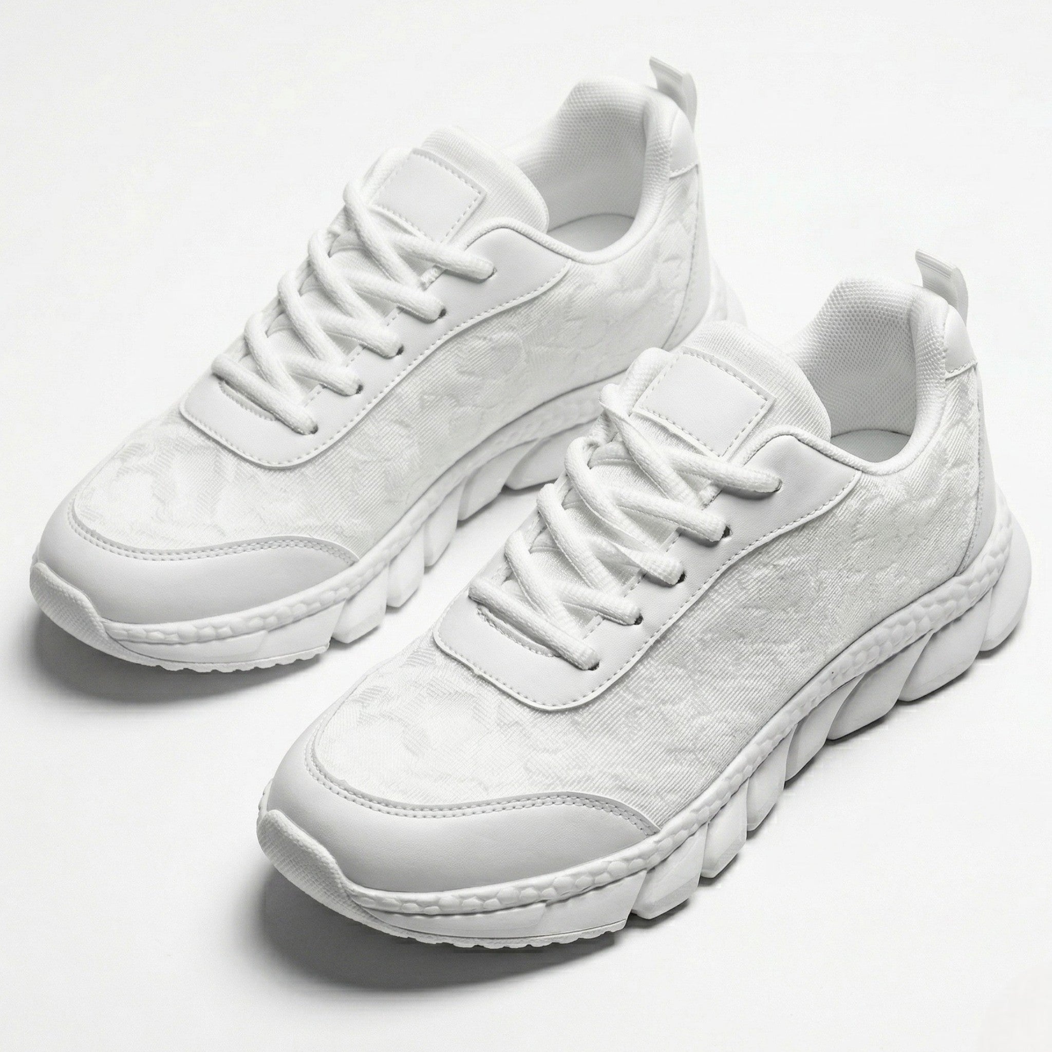 Chloe - Women's Breathable Trainers - Trainers - White - Taylor & Bennett