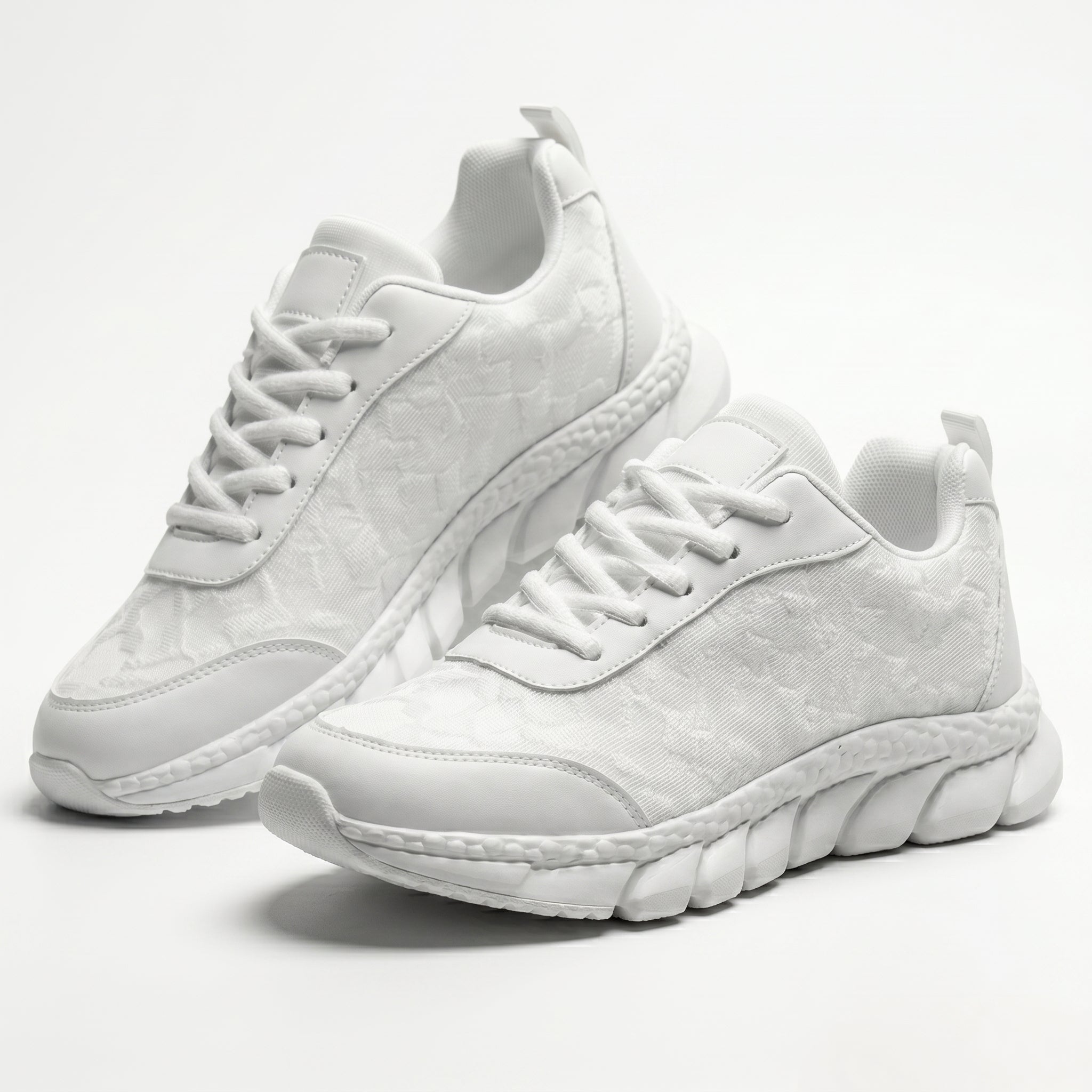 Chloe - Women's Orthopaedic Low Top Trainers - Trainers - White - Taylor & Bennett