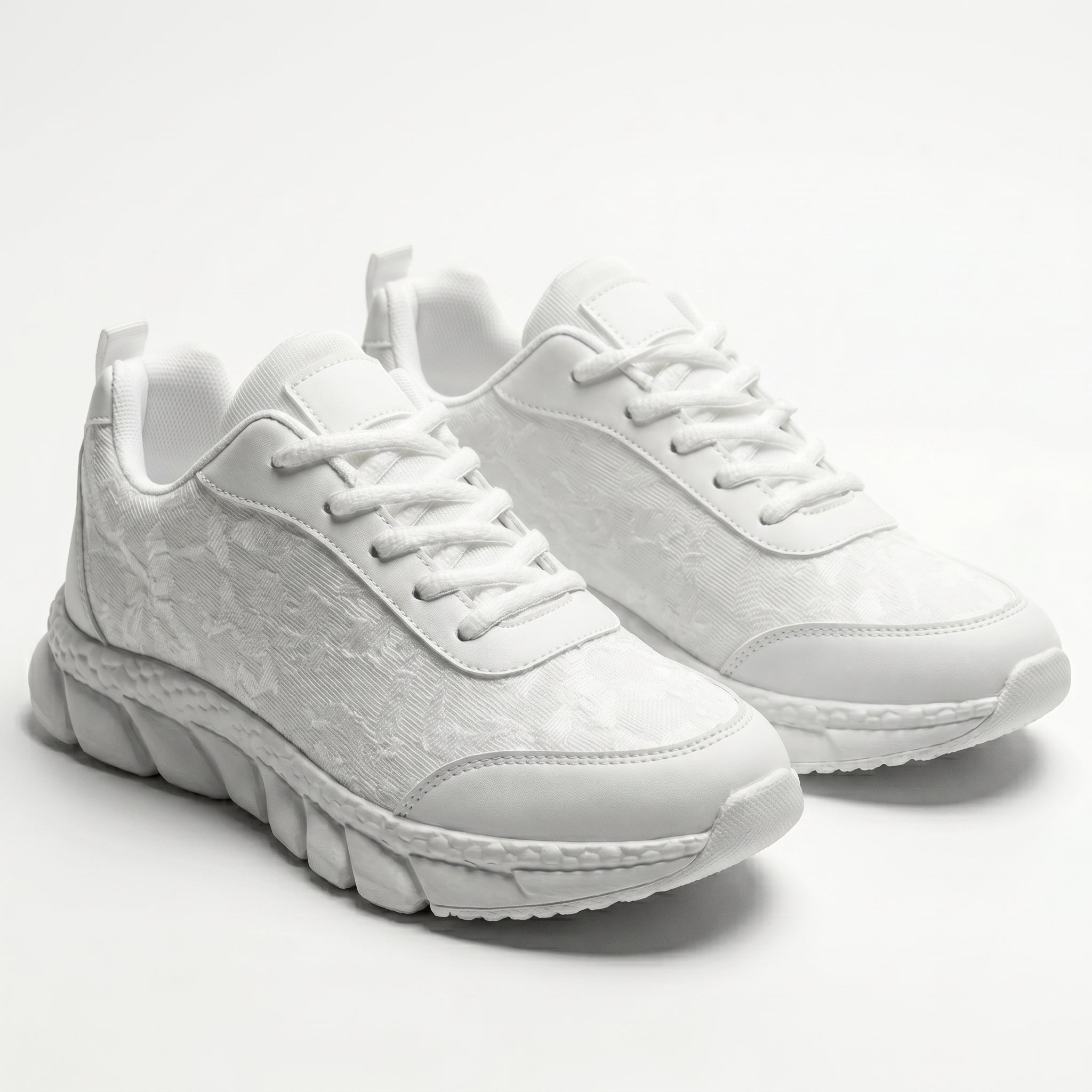 Chloe - Women's Orthopaedic Low Top Trainers - Trainers - White - Taylor & Bennett