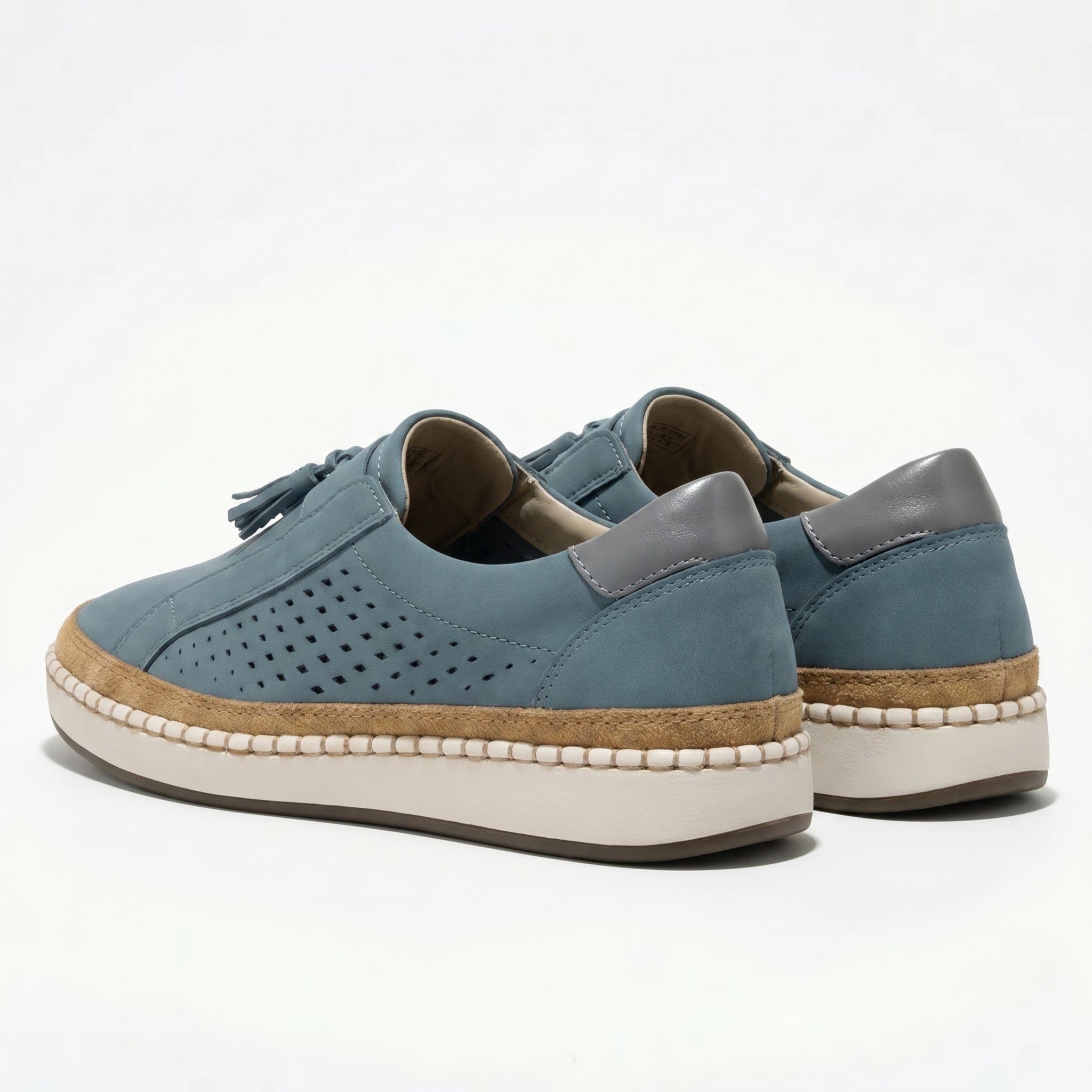 Claire - Women's Slip - On Trainers - Shoes - Blue - Taylor & Bennett