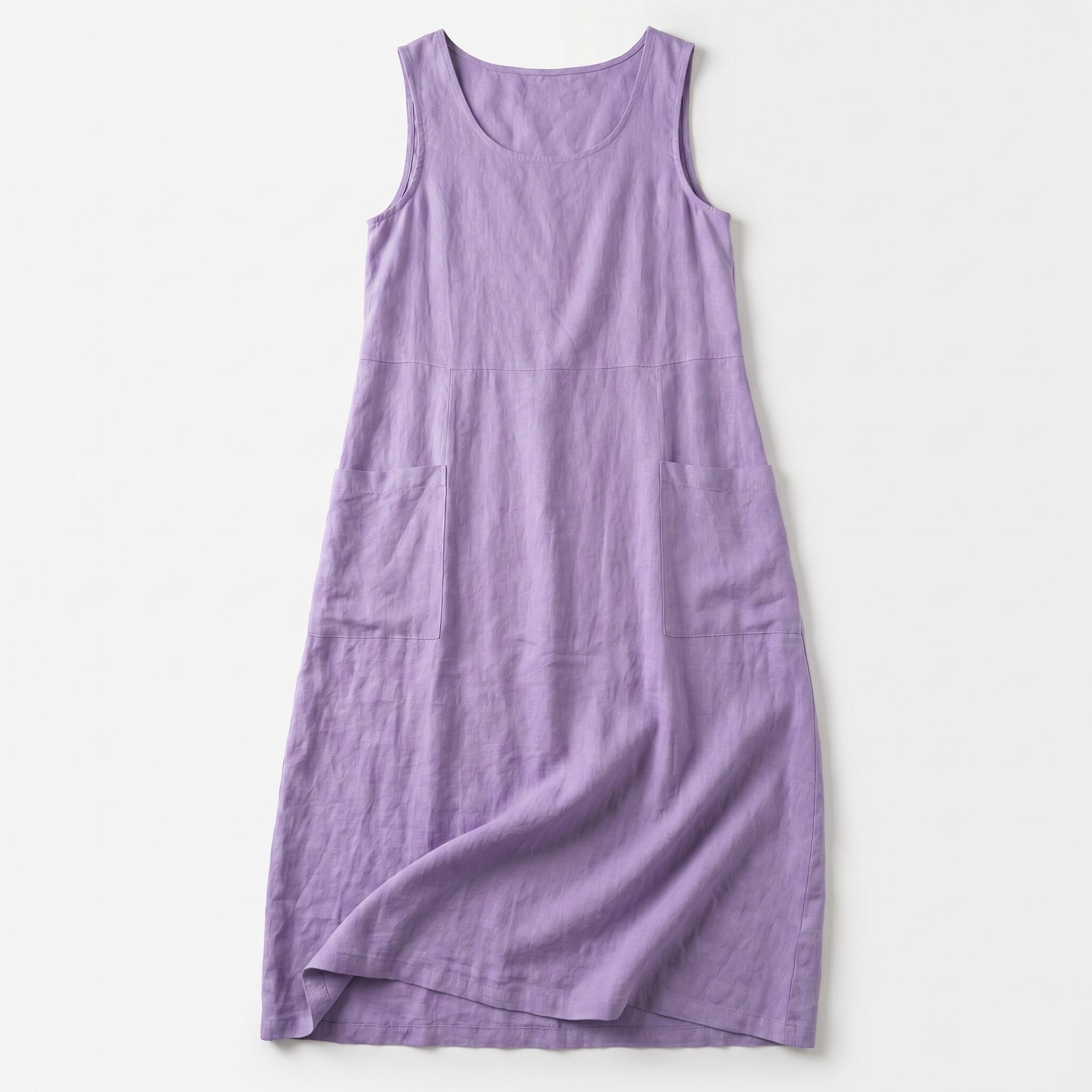 Clara - Women's Sleeveless Relaxed Fit Summer Maxi Dress - Dress - Purple - Taylor & Bennett