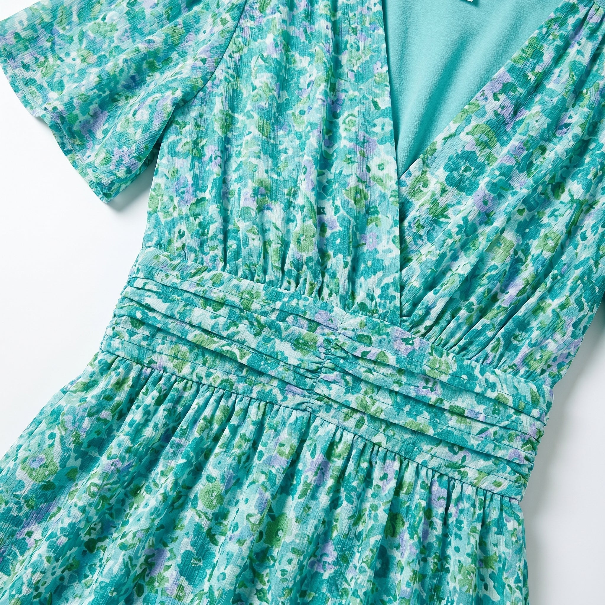 Daisy - Women's Floral Maxi Dress - Dress - Green - Taylor & Bennett