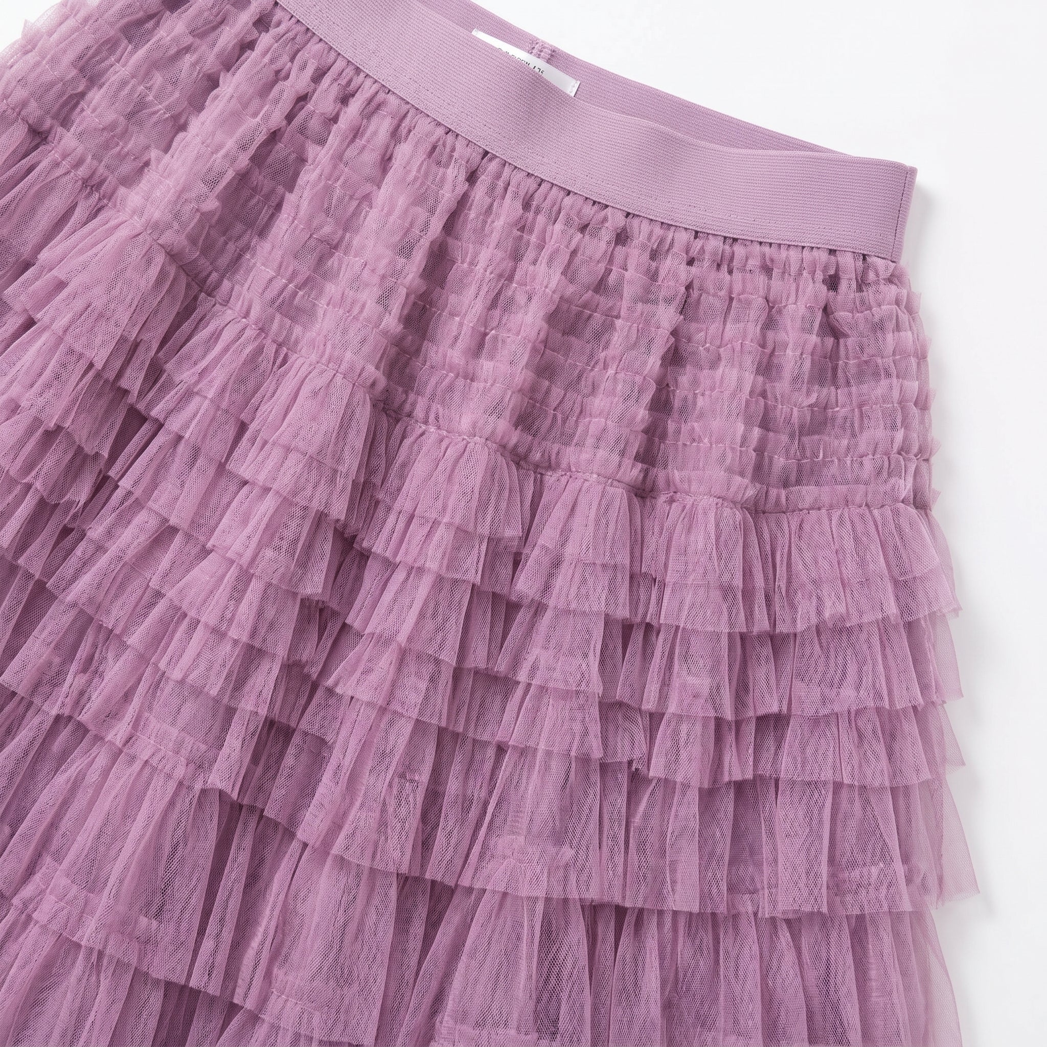Dianne - Women's Summer Tiered Ruffle Tulle Maxi Skirt - Skirts - Purple - Taylor & Bennett