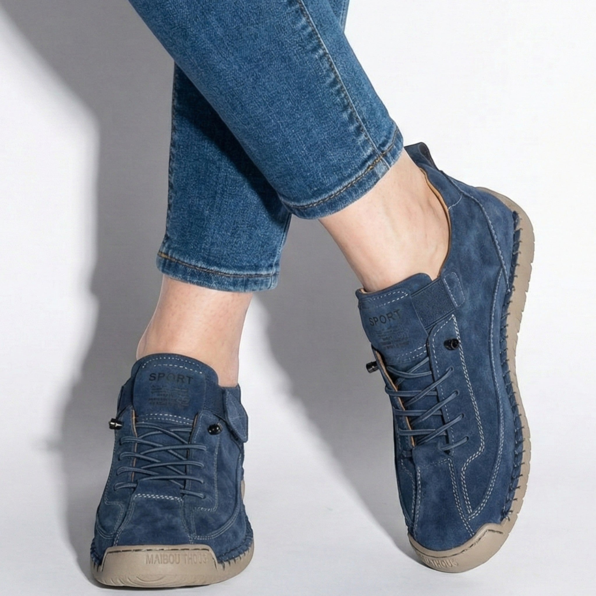 Elodie - Women's Lightweight Trainers - Shoes - Blue - Taylor & Bennett