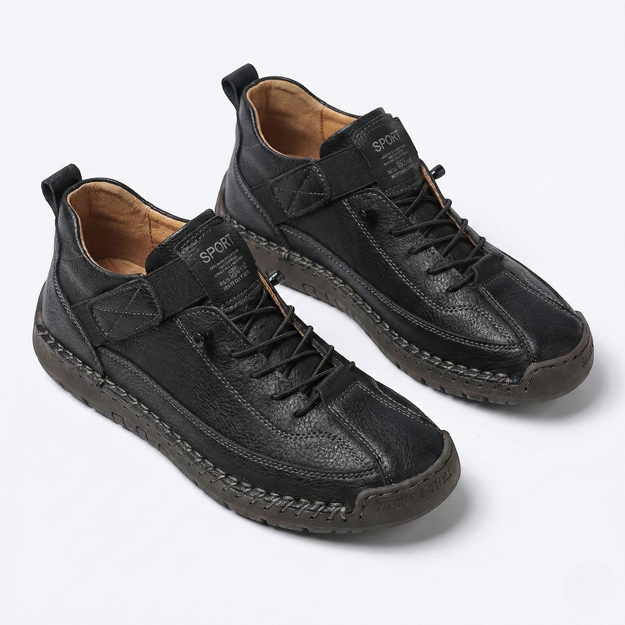 Elodie - Women's Lightweight Trainers - Shoes - Black - Taylor & Bennett