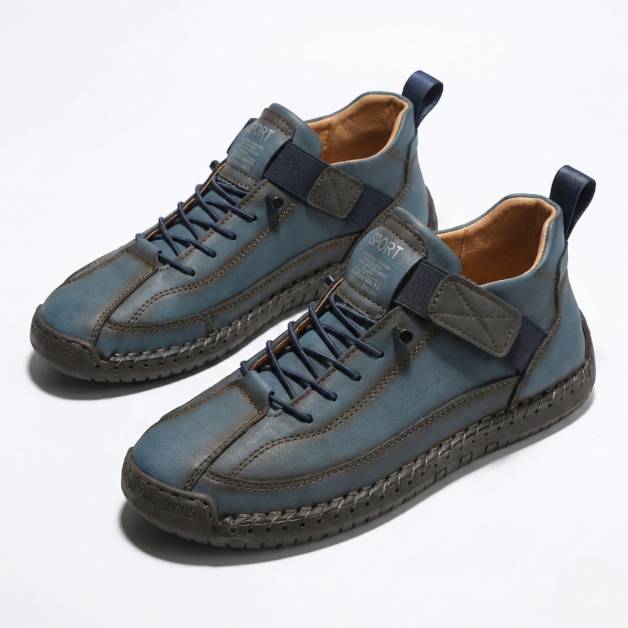 Elodie - Women's Lightweight Trainers - Shoes - Navy - Taylor & Bennett
