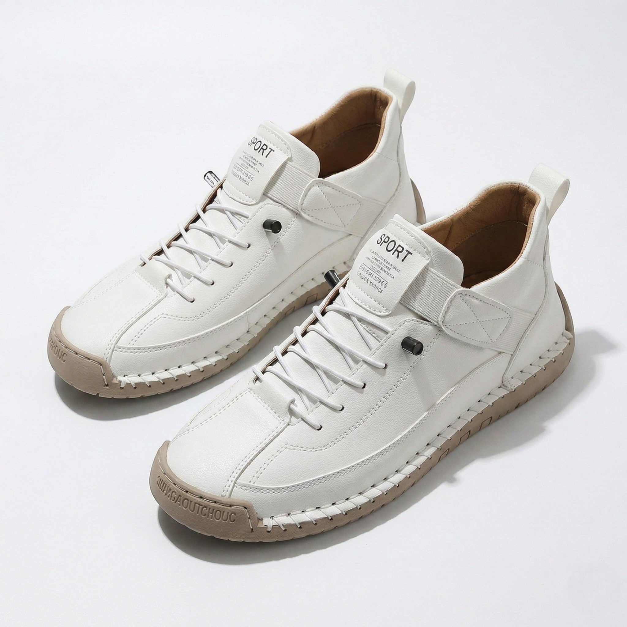 Elodie - Women's Lightweight Trainers - Shoes - White - Taylor & Bennett