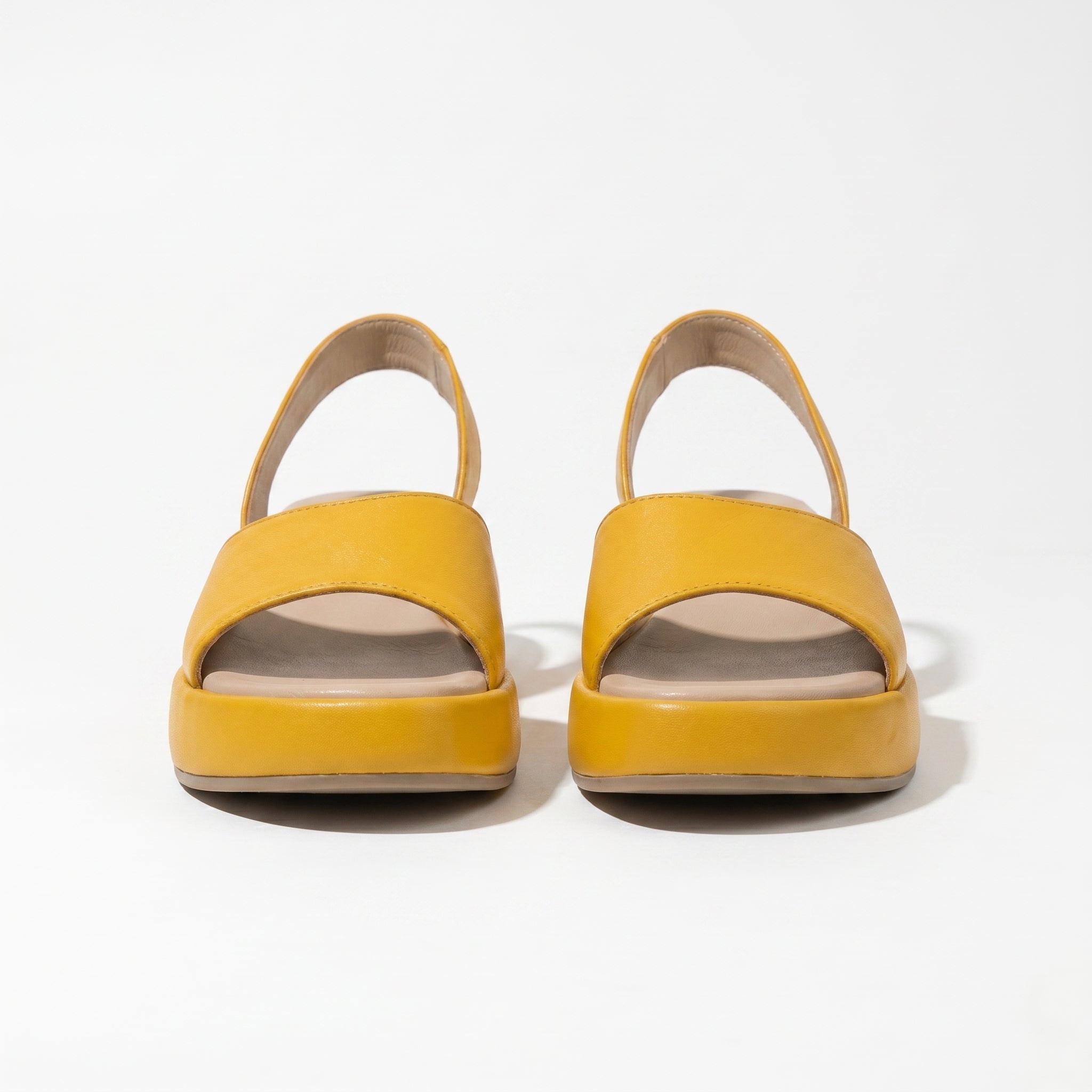 Erin - Women's Lightweight Slip On Summer Sandals - Footwear - Yellow - Taylor & Bennett