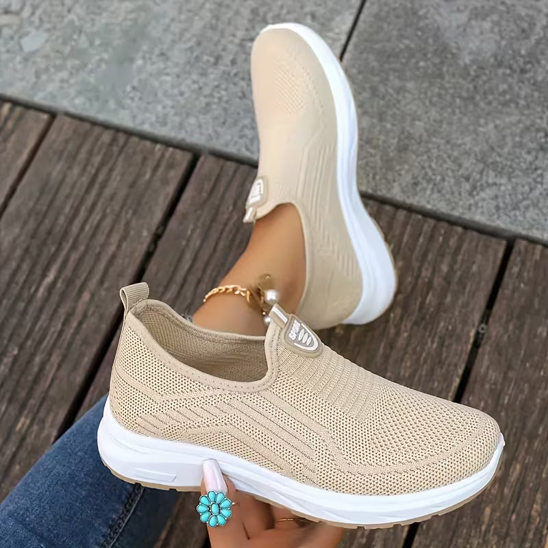 Alice - Women's Breathable Orthopaedic Slip-On Trainers