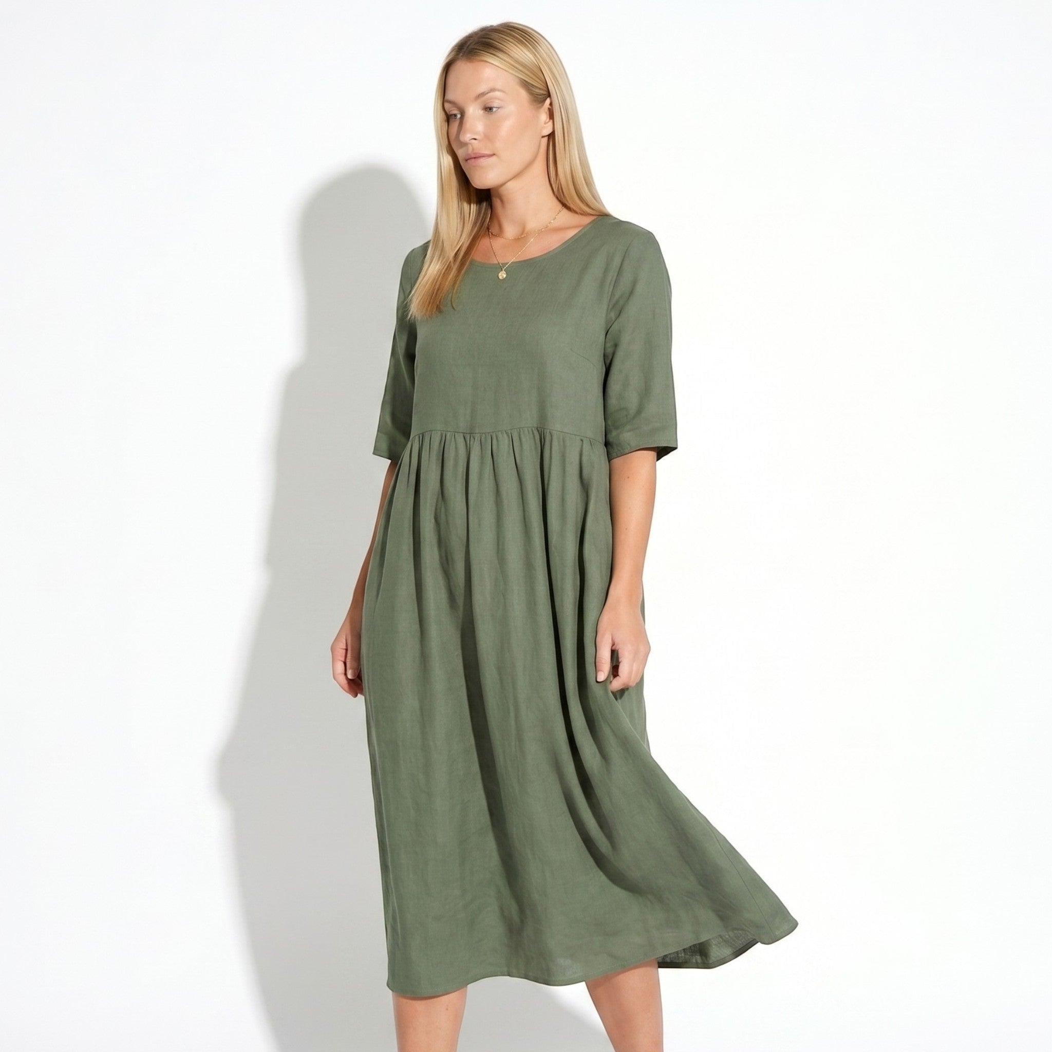Florence - Women's Summer Casual Maxi Dress - Dress - Green - Taylor & Bennett