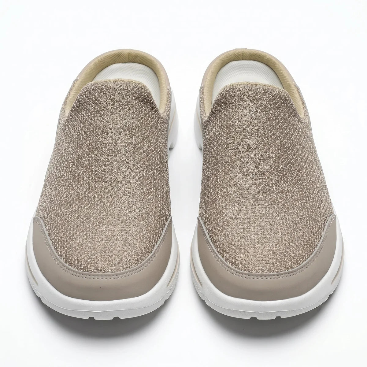 George - Men's Breathable Orthopaedic Mules - Shoes - Khaki - Taylor & Bennett