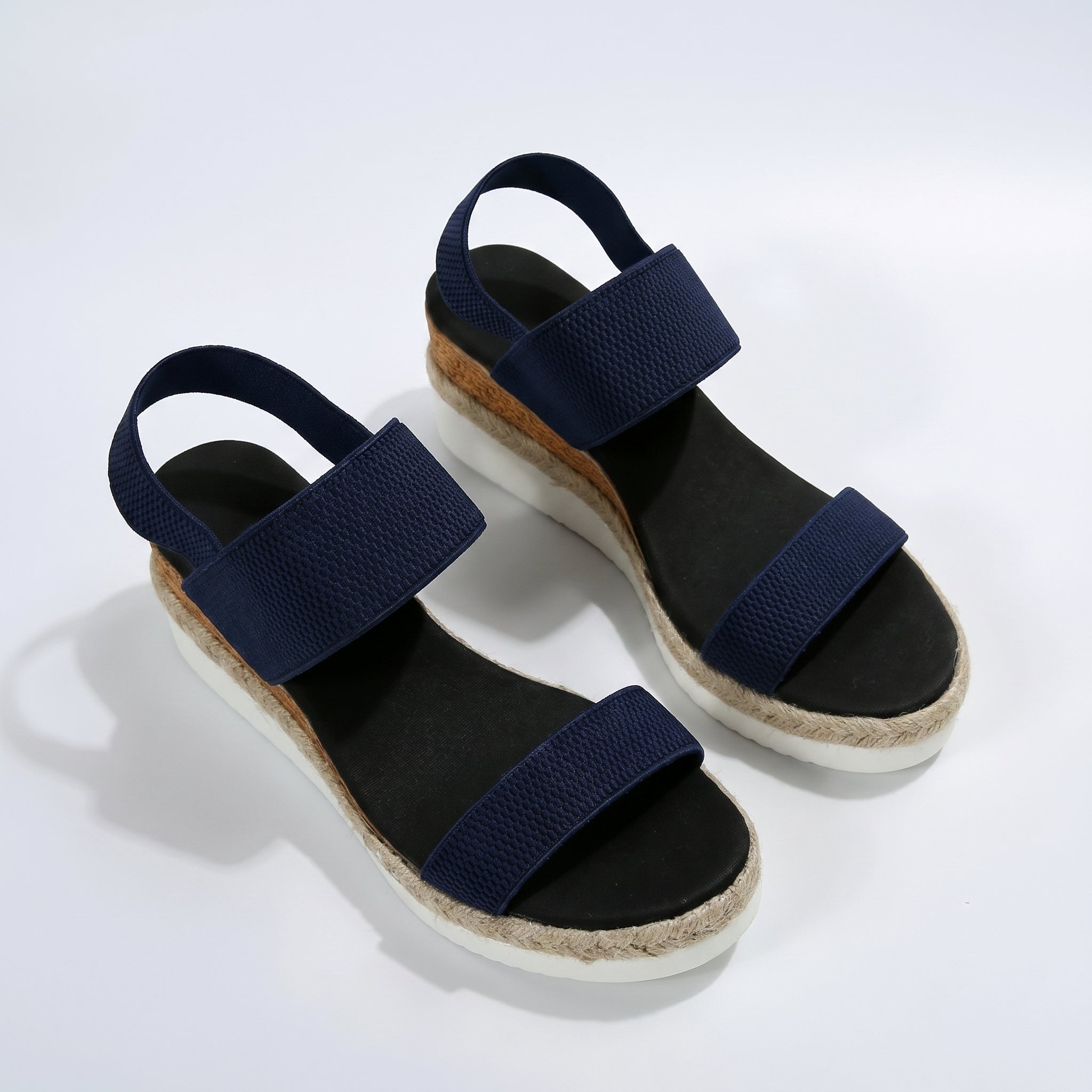 Grace - Women's Casual Slip - On Sandals with Cushioned Sole - Shoes - Blue - Taylor & Bennett