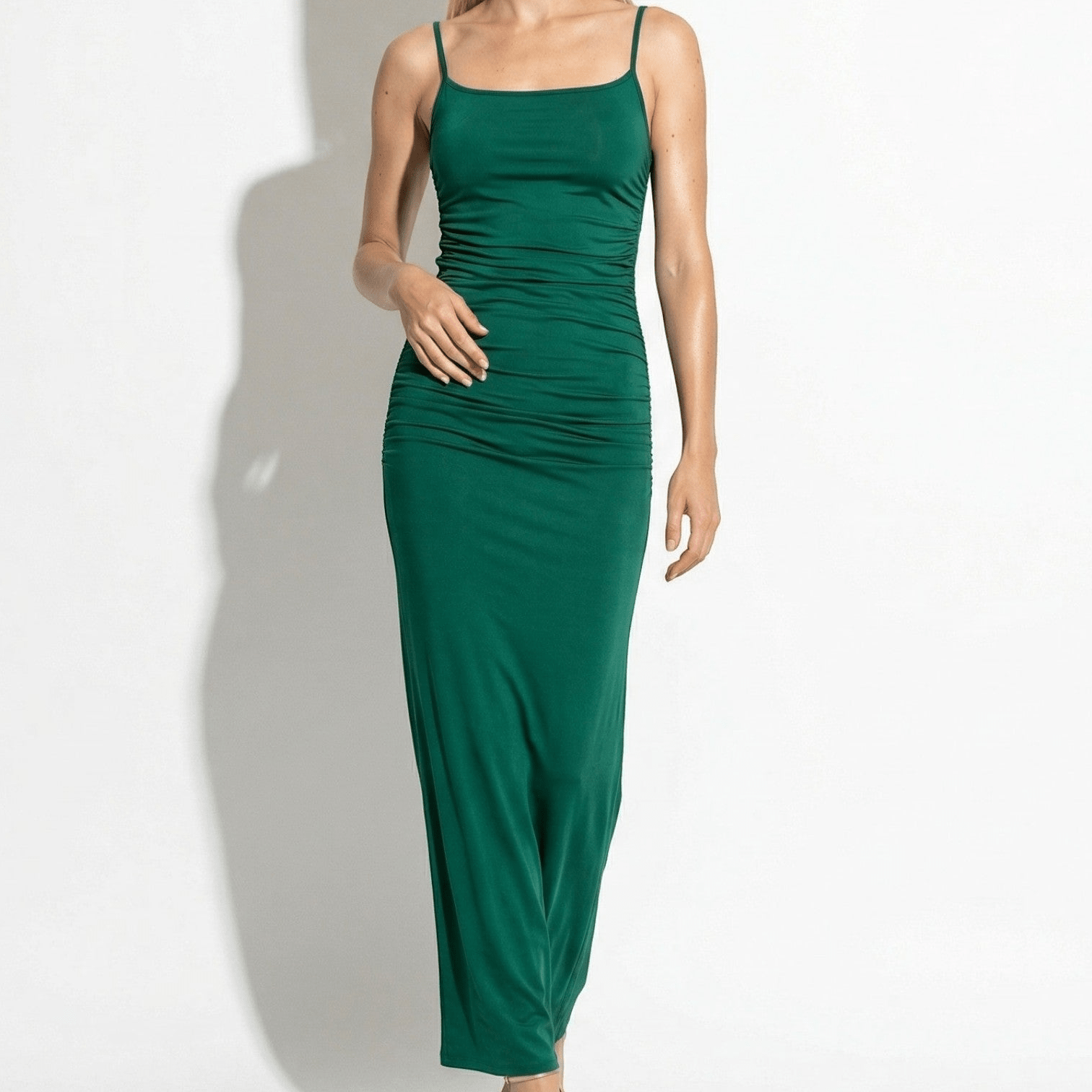 Isabella - Women's Backless Maxi Dress - Dresses - Green - Taylor & Bennett