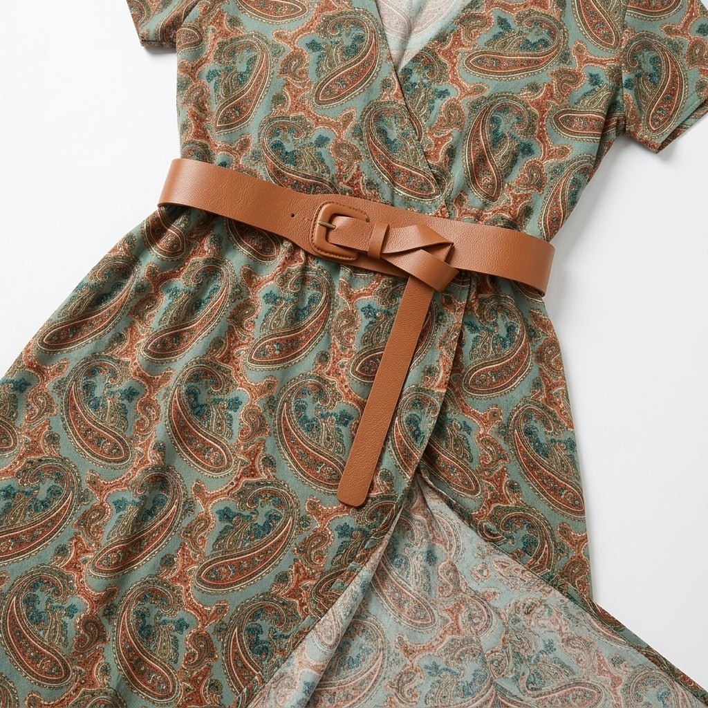 Isabella - Women's Bohemian Floral Maxi Dress - Dresses - Brown - Taylor & Bennett