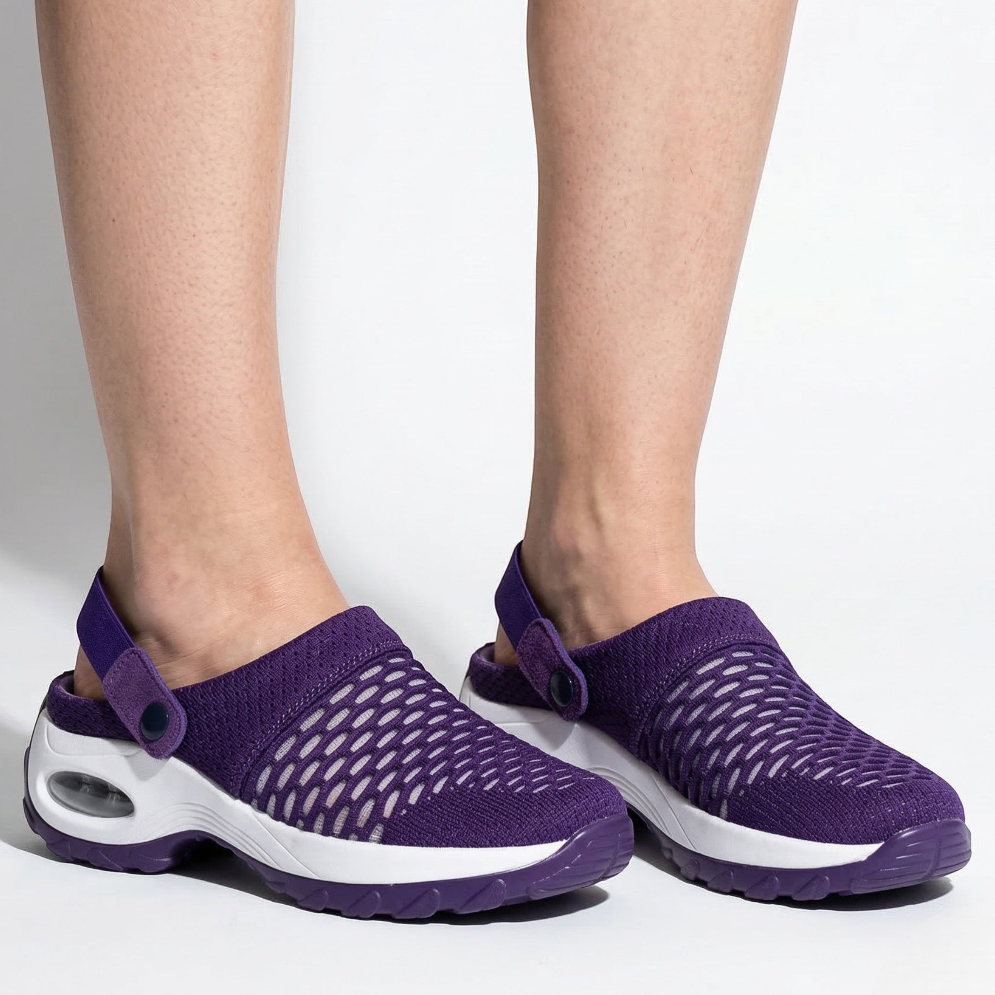Isla - Women's Breathable Walking Shoes with Cushioned Sole - Shoes - Purple - Taylor & Bennett