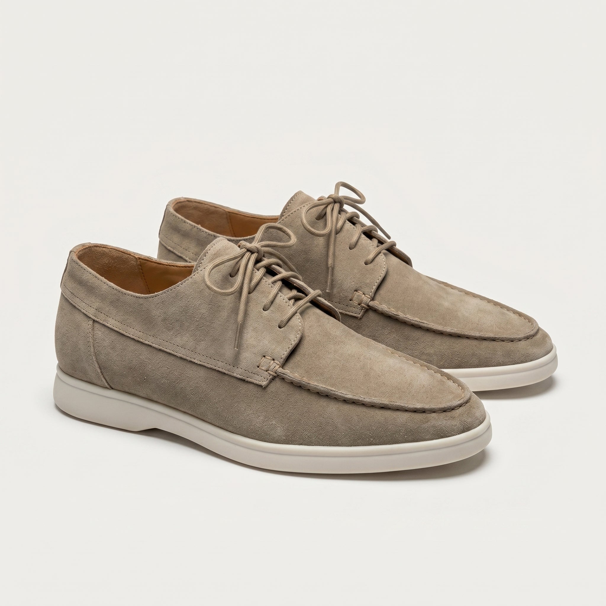 Jack - Men's Formal Lace - Up Loafers - Loafers - Khaki - Taylor & Bennett